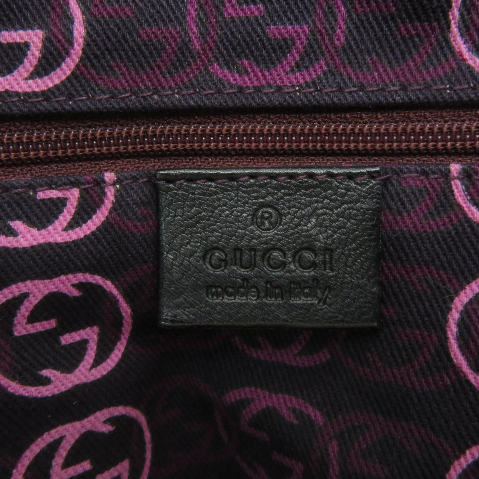GUCCI 牛皮皮革Shoulder Bag肩背袋黑色