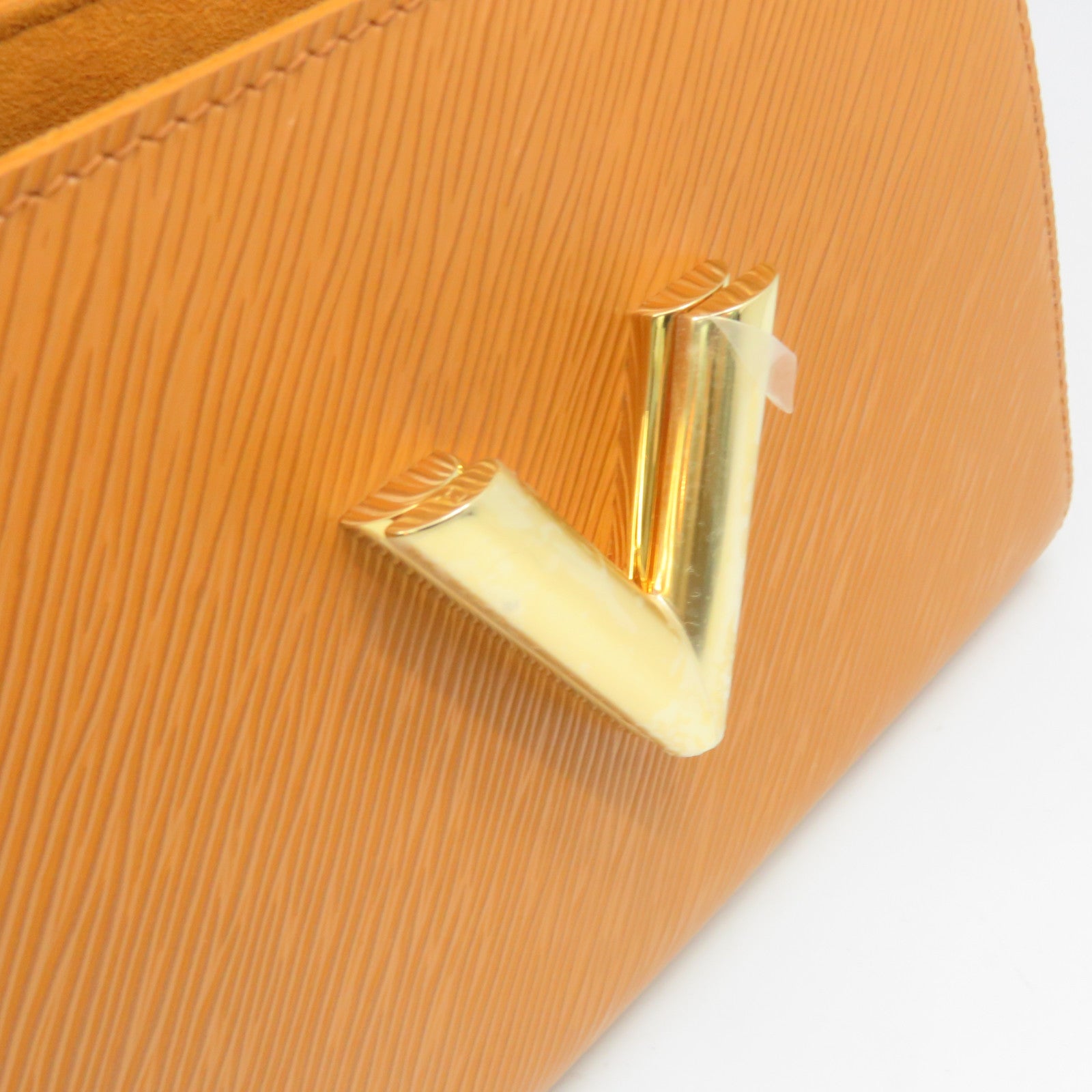 LOUIS VUITTON 【激減優惠】Epi Twist MM Shoulder Bag金扣鏈帶肩背袋黃色