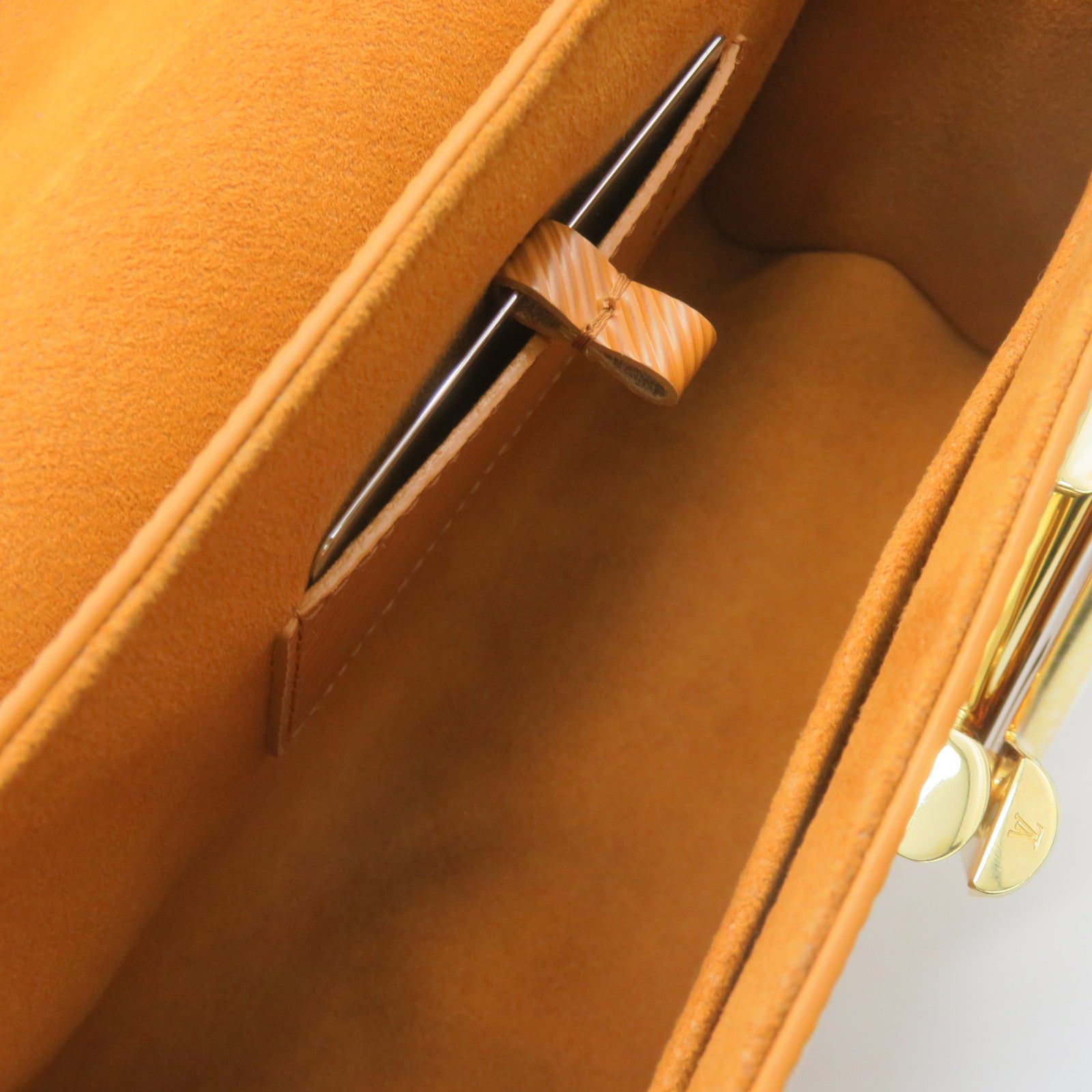 LOUIS VUITTON 【激減優惠】Epi Twist MM Shoulder Bag金扣鏈帶肩背袋黃色