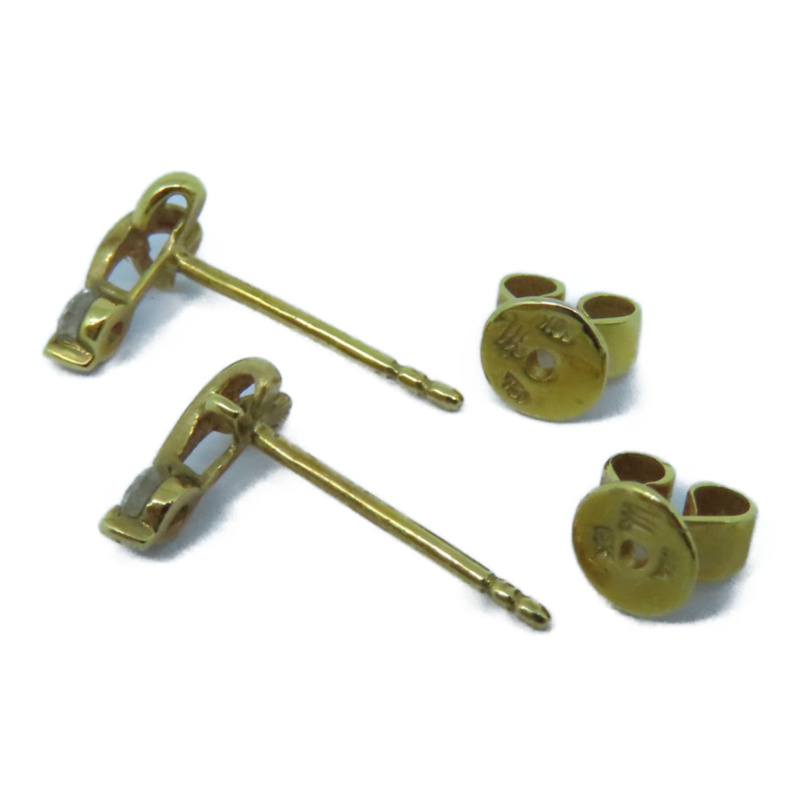 JEWELRY 18K黄金Diamond Earrings鑽石耳環
