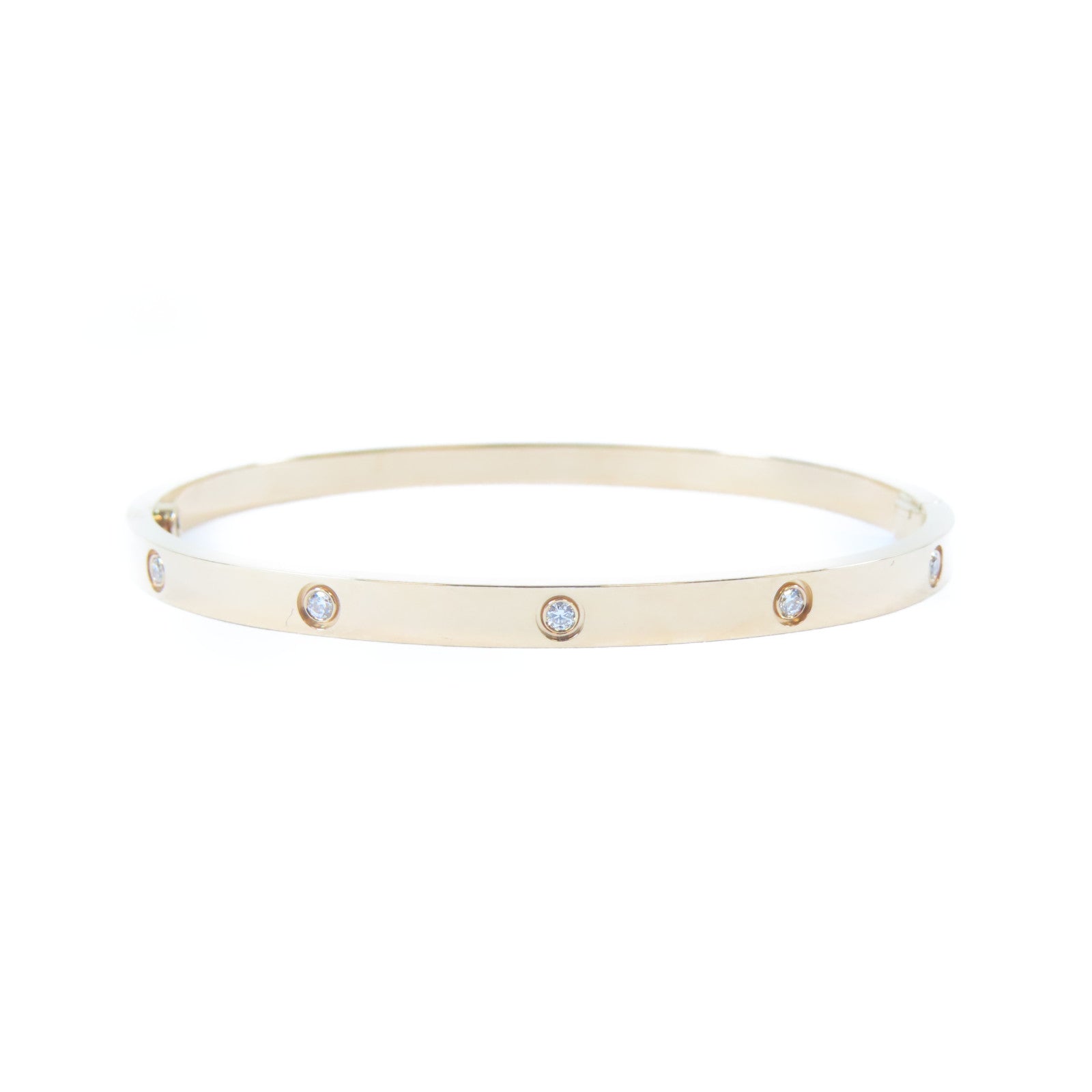 CARTIER 18K玫瑰金Love Bracelet手鐲Cartier#17/#16cm
