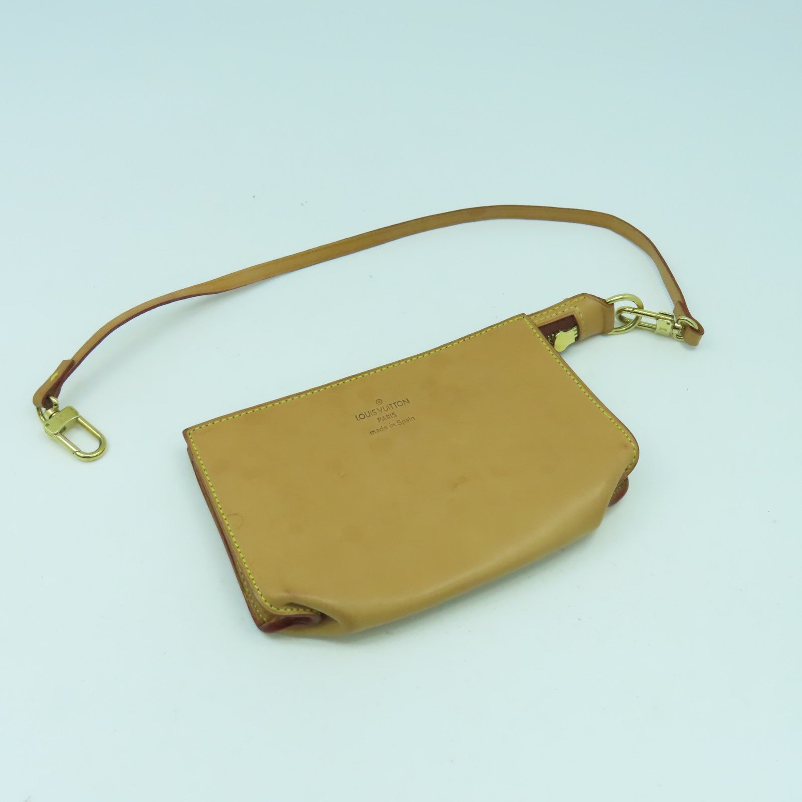 LOUIS VUITTON Monogram Vinyl Cabas Cruise金扣肩背袋透明/啡色