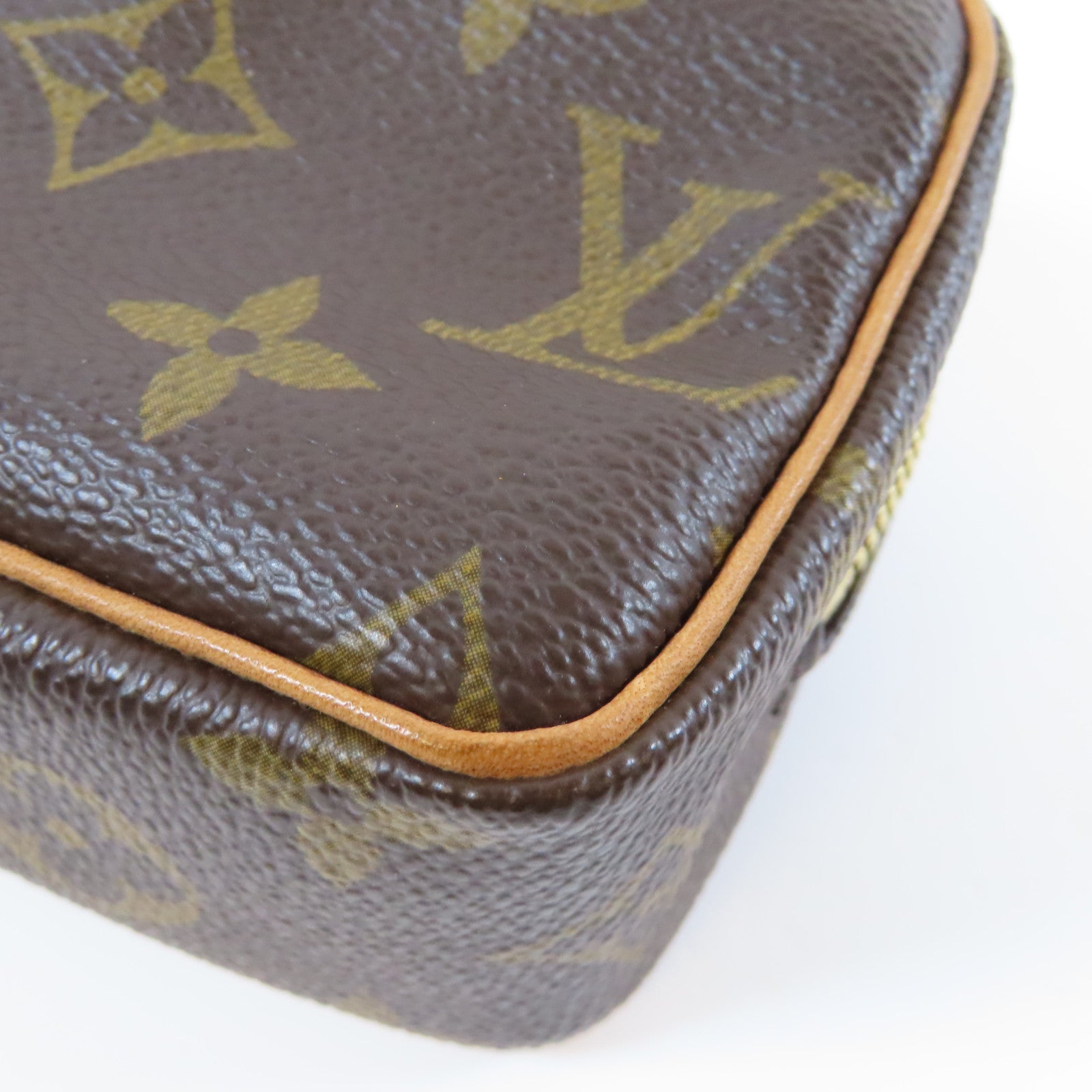 LOUIS VUITTON Monogram Trousse Wapity Pouch金扣手拿包啡色