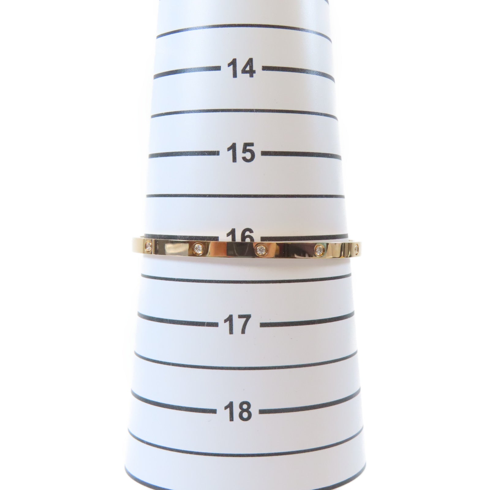 CARTIER 18K玫瑰金Love Bracelet手鐲Cartier#17/#16cm