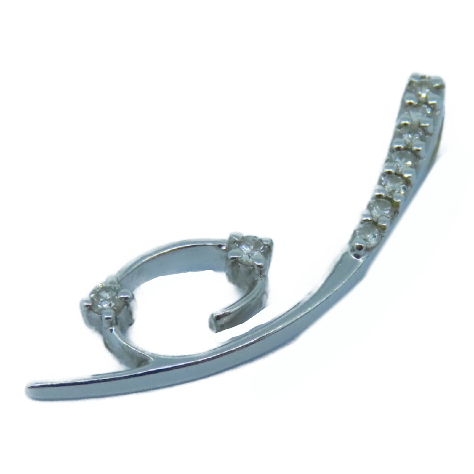 JEWELRY 18K白金Diamond Pendant钻石吊坠