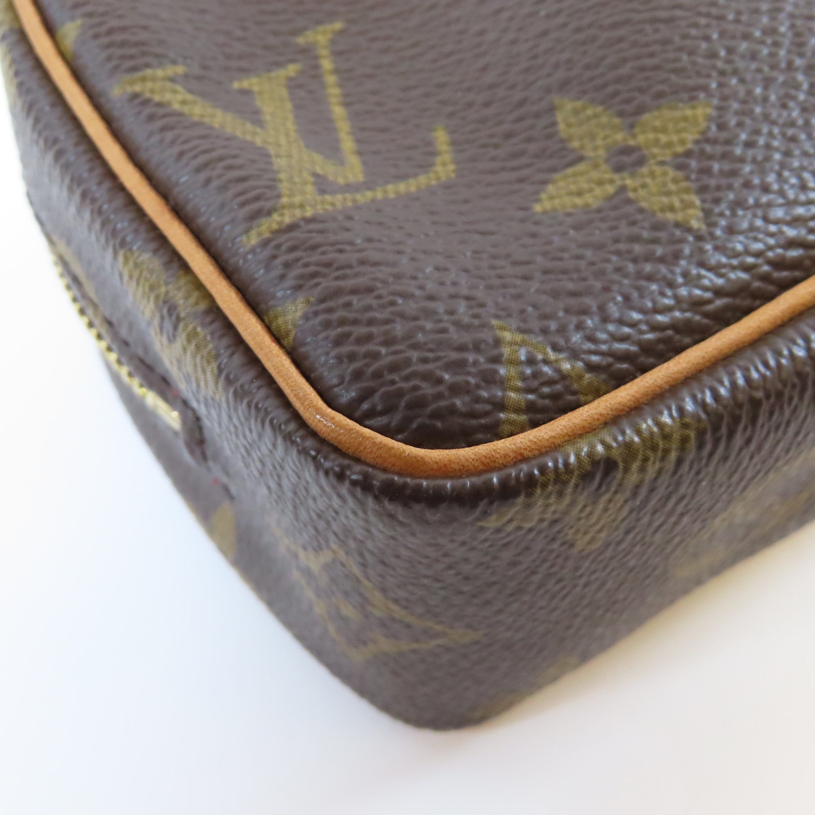 LOUIS VUITTON Monogram Trousse Wapity Pouch金扣手拿包啡色