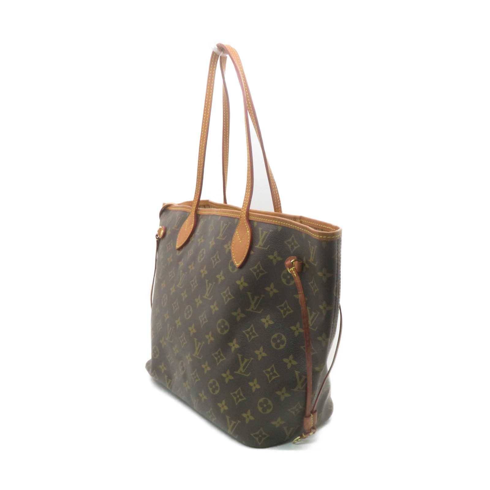 LOUIS VUITTON Monogram Neverfull MM Shoulder Bag肩背袋啡色