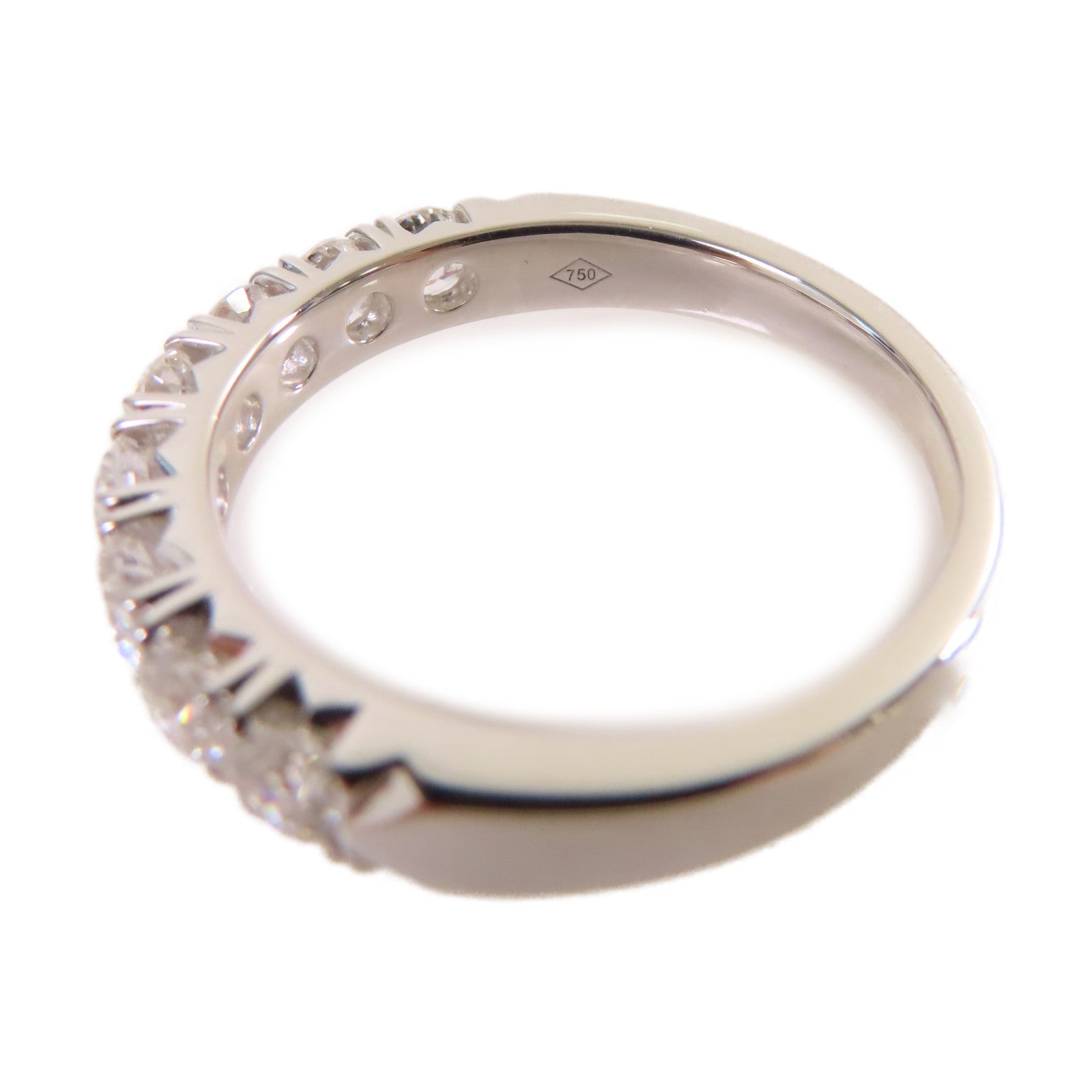 JEWELRY 18K白金/鑽石Diamond Ring戒指US#6.75