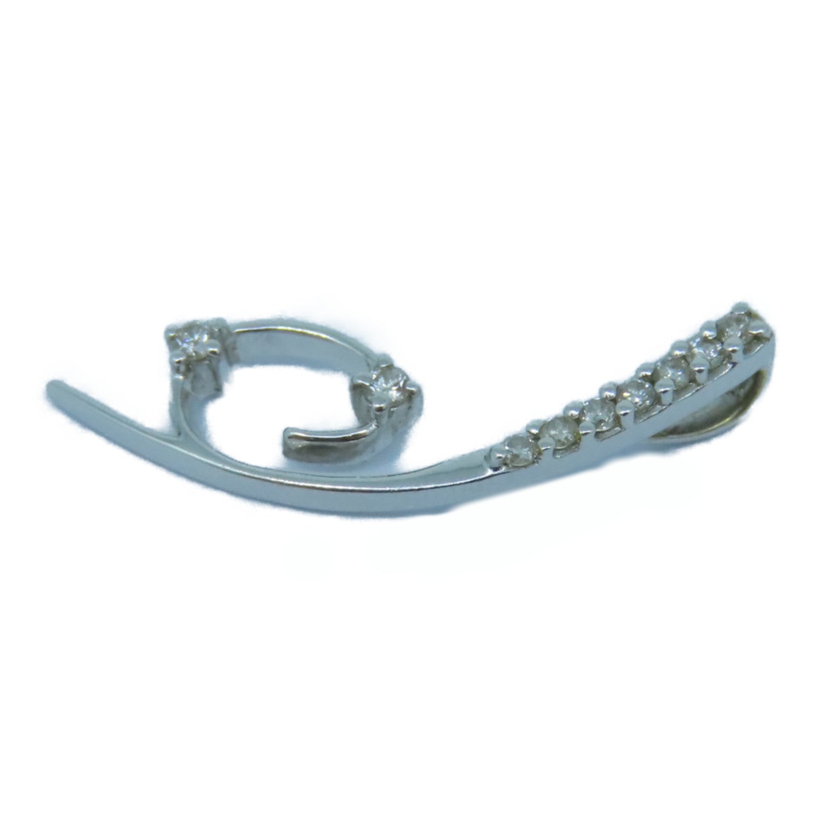 JEWELRY 18K白金Diamond Pendant钻石吊坠