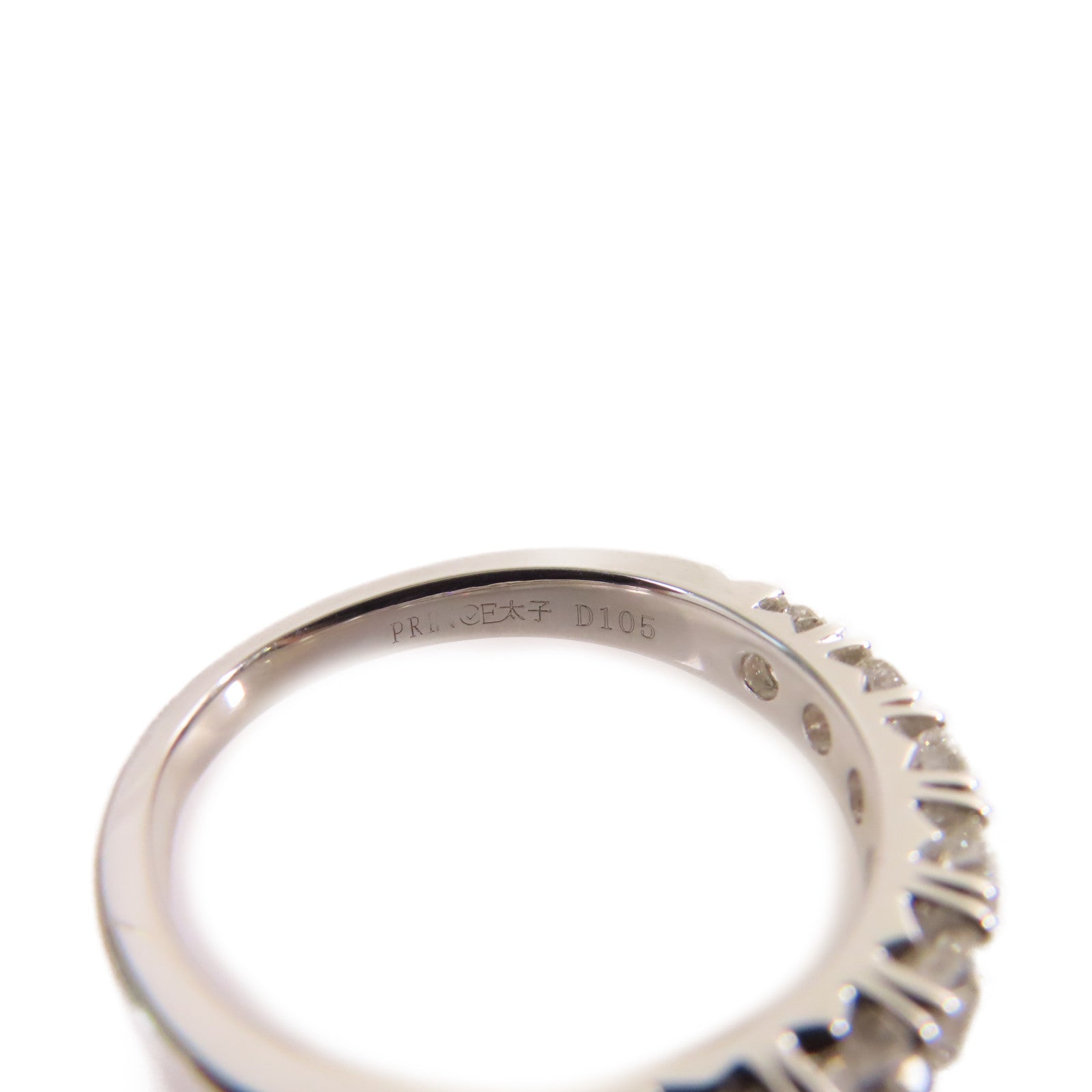 JEWELRY 18K白金/鑽石Diamond Ring戒指US#6.75