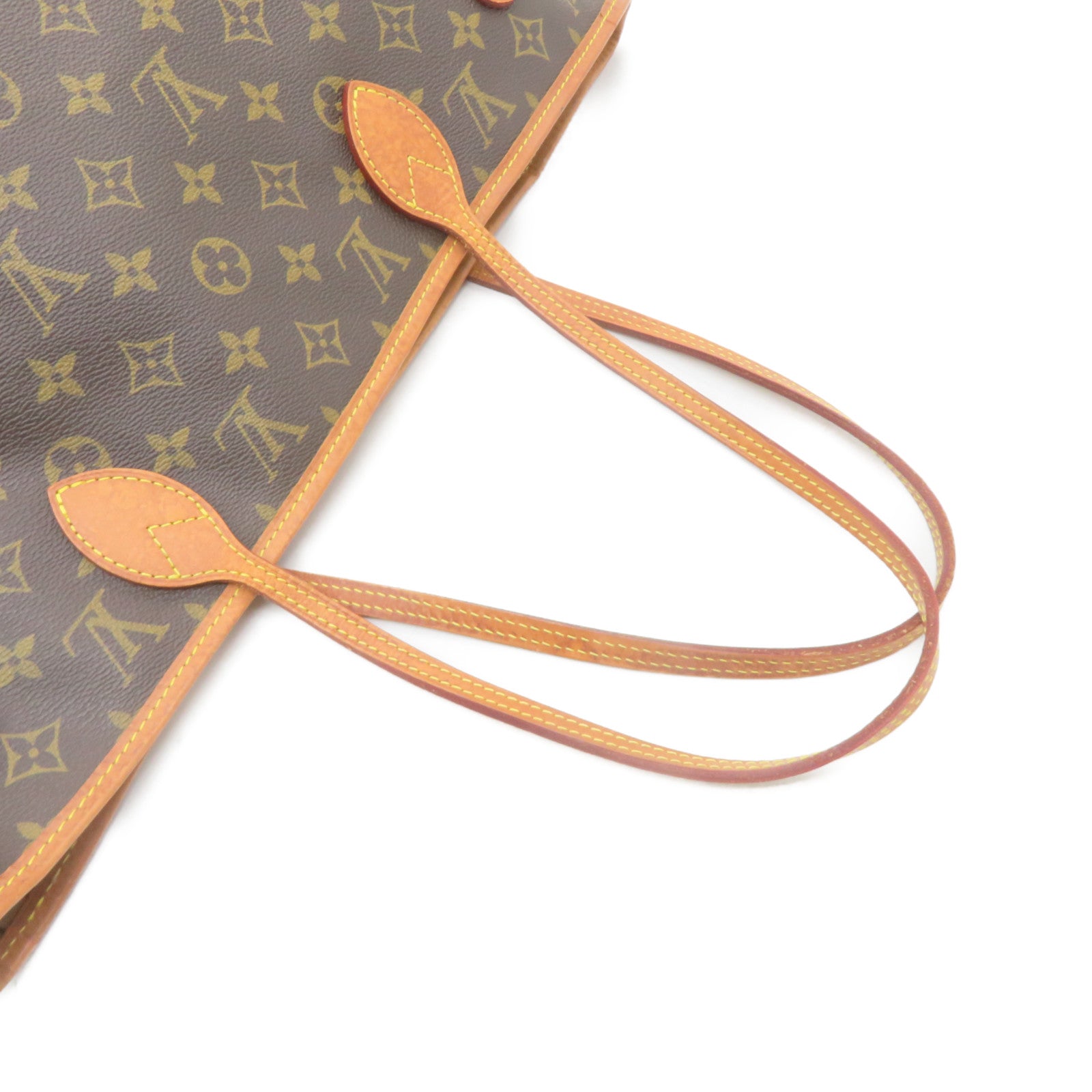 LOUIS VUITTON Monogram Neverfull MM Shoulder Bag肩背袋啡色