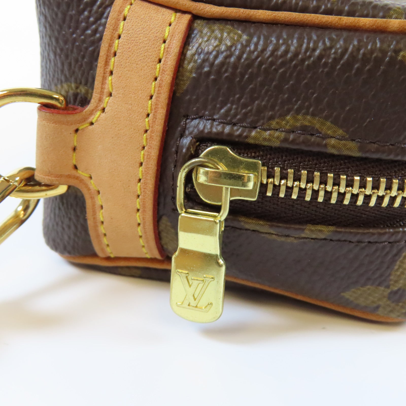 LOUIS VUITTON Monogram Trousse Wapity Pouch金扣手拿包啡色