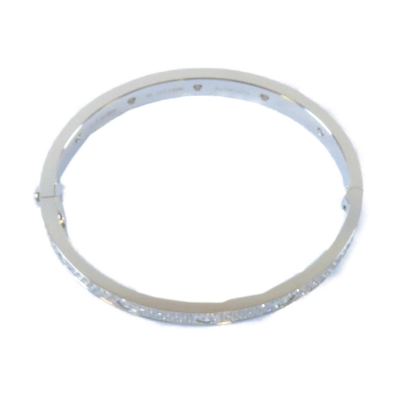 CARTIER 18K白金Love Bracelet手鐲Cartier#18/#17cm
