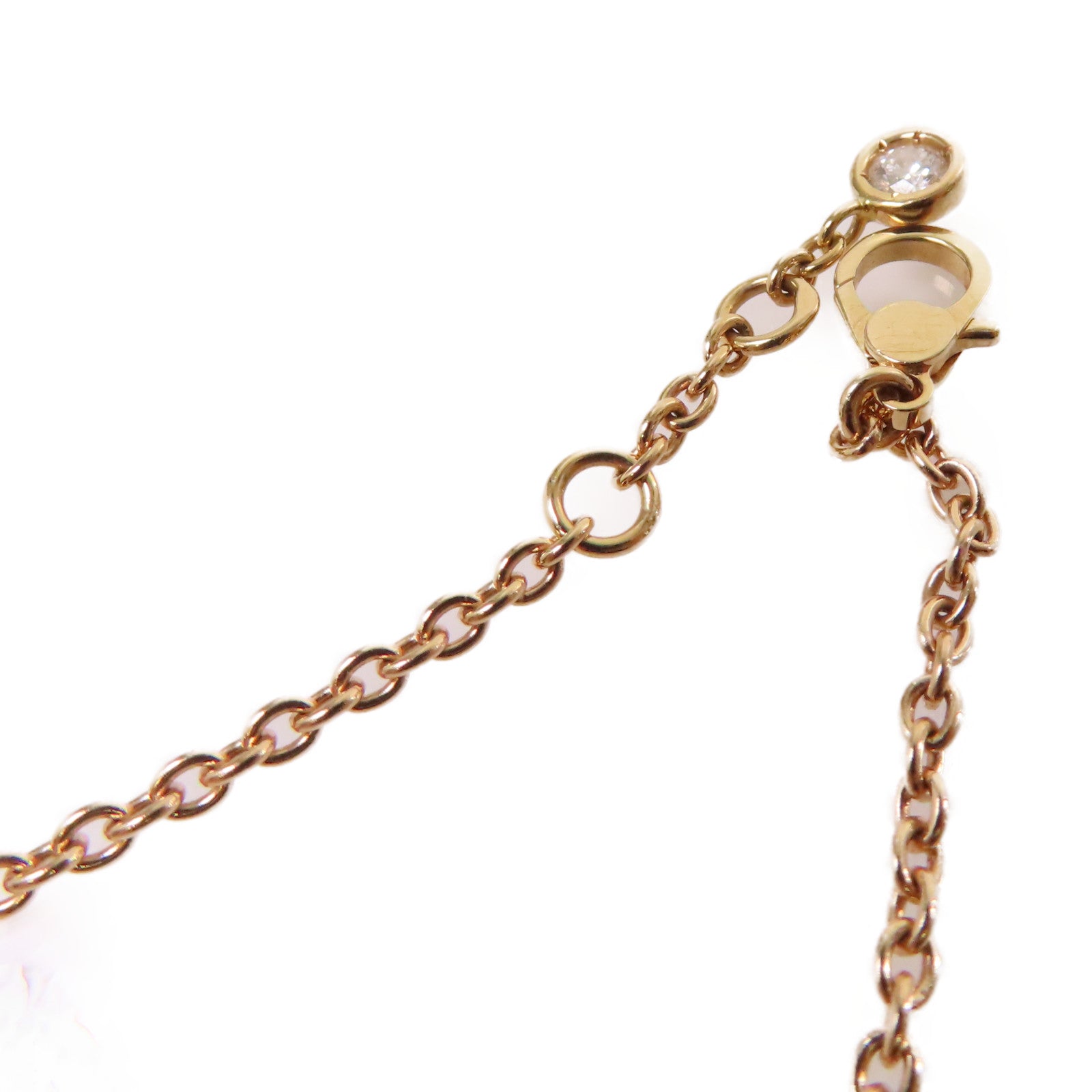 HERMES 18K玫瑰金/0.55ct鑽石Finesse Diamond Bracelet手鏈