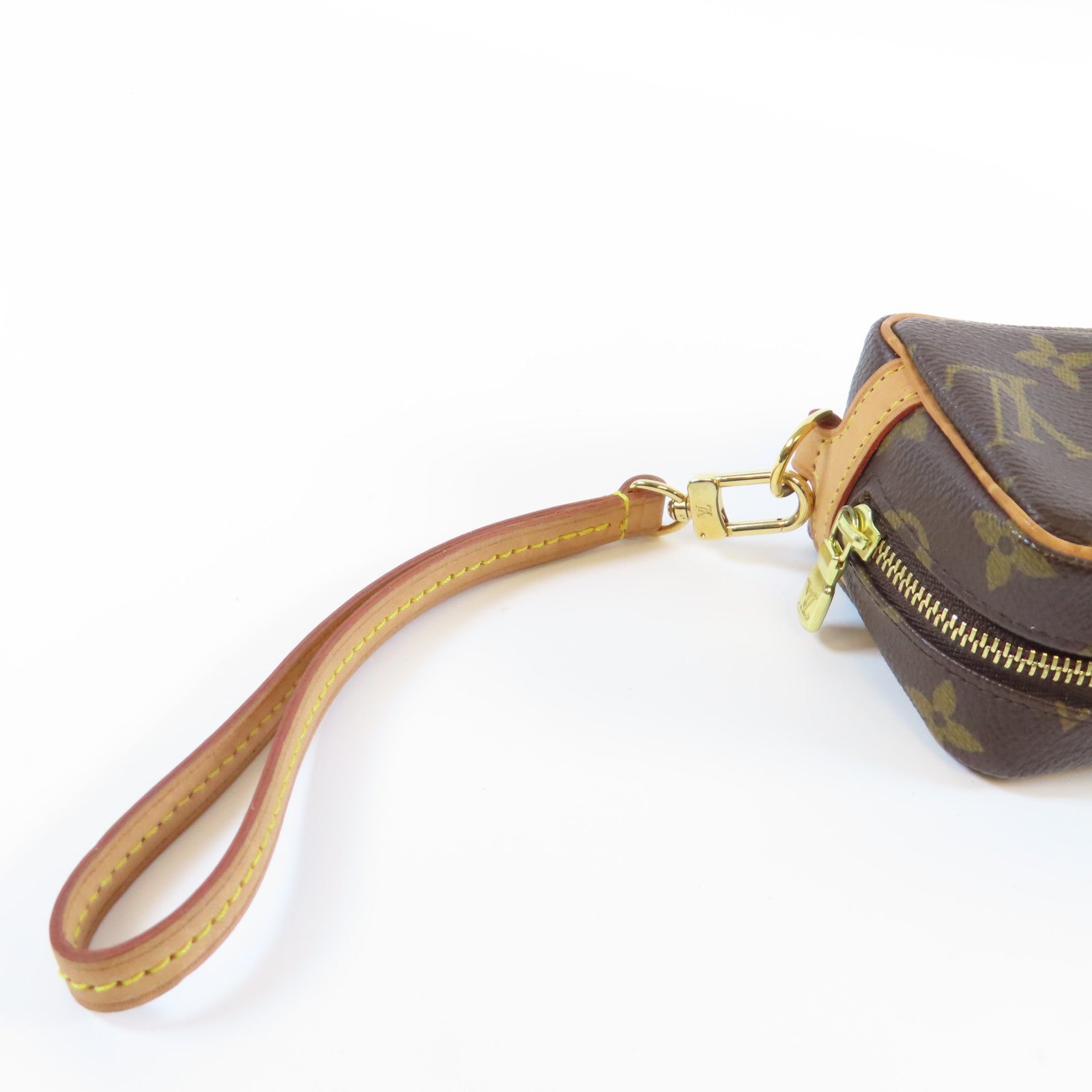 LOUIS VUITTON Monogram Trousse Wapity Pouch金扣手拿包啡色