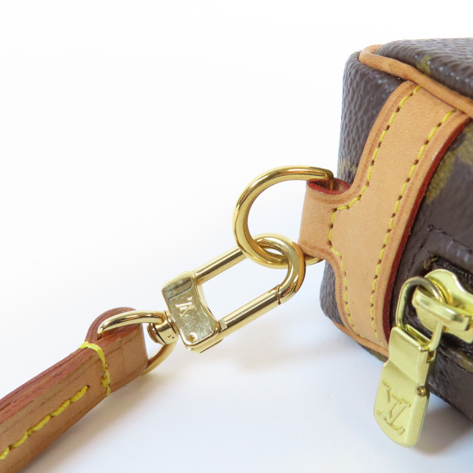 LOUIS VUITTON Monogram Trousse Wapity Pouch金扣手拿包啡色