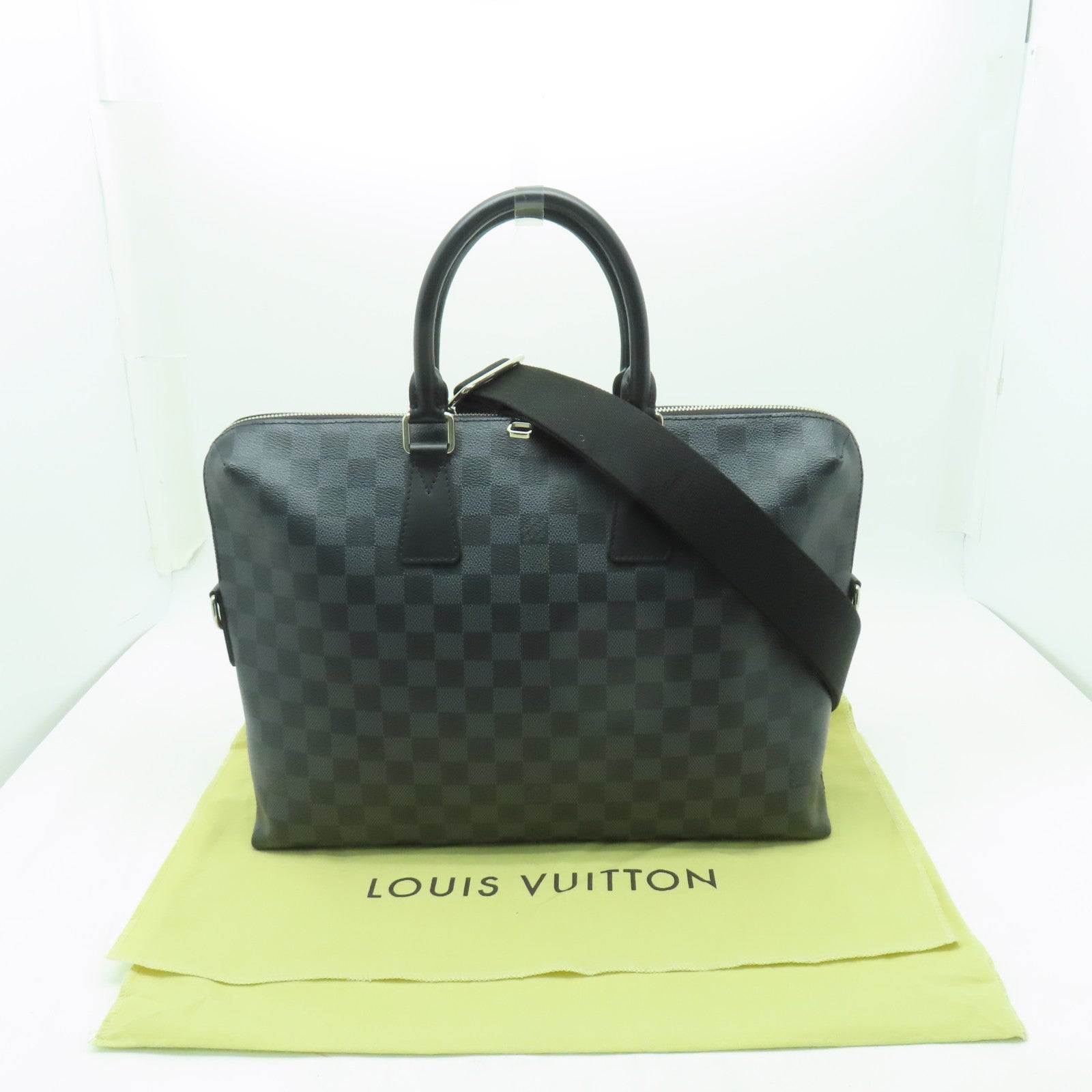 LOUIS VUITTON Damier Graphite Porte Documents Jour Business Bag