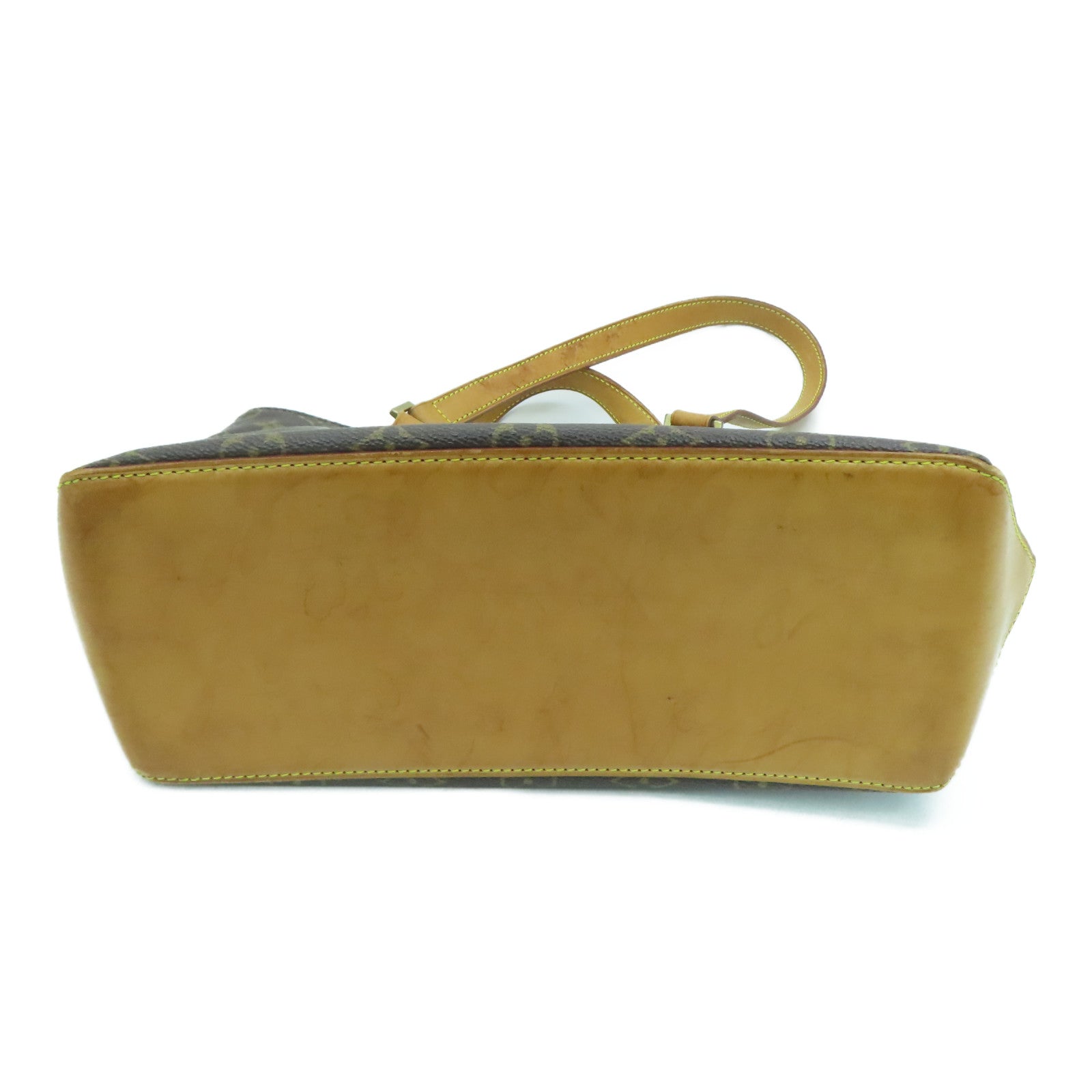 LOUIS VUITTON Monogram Cabas Piano金扣肩背袋啡色
