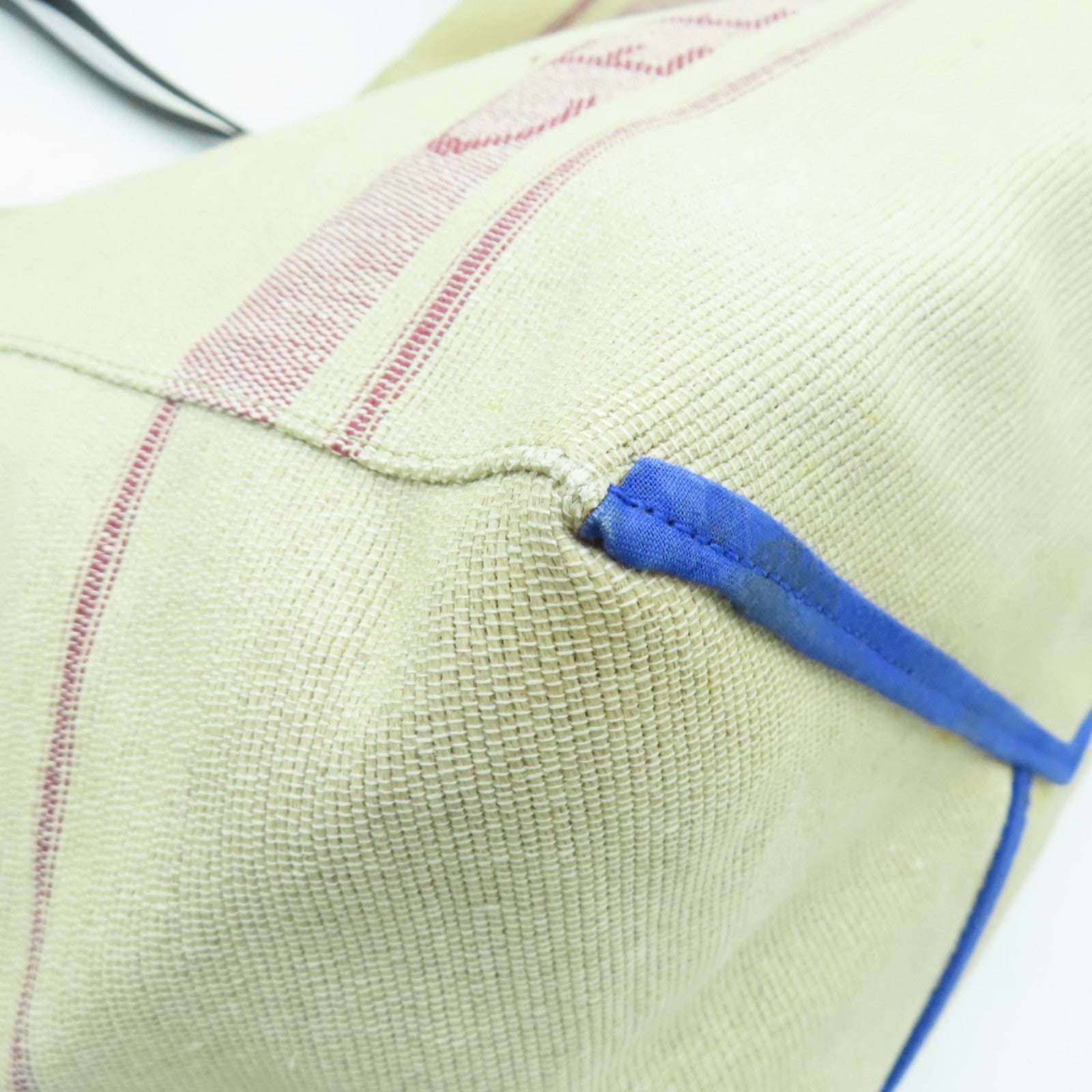 CELINE 帆布Tote Bag金扣手挽袋米色