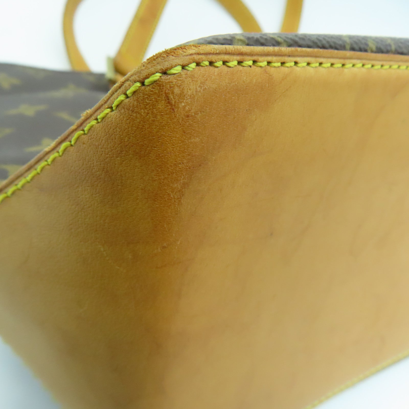 LOUIS VUITTON Monogram Cabas Piano金扣肩背袋啡色