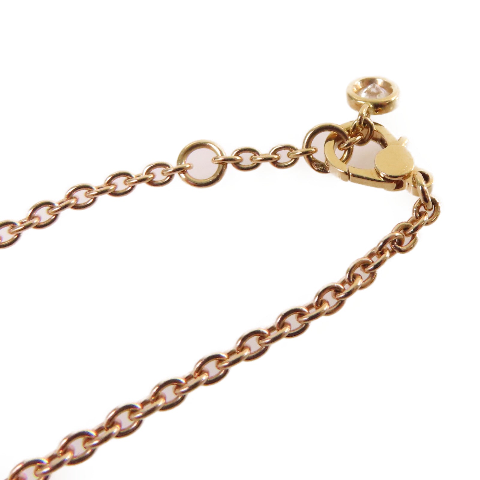 HERMES 18K玫瑰金/0.55ct鑽石Finesse Diamond Bracelet手鏈