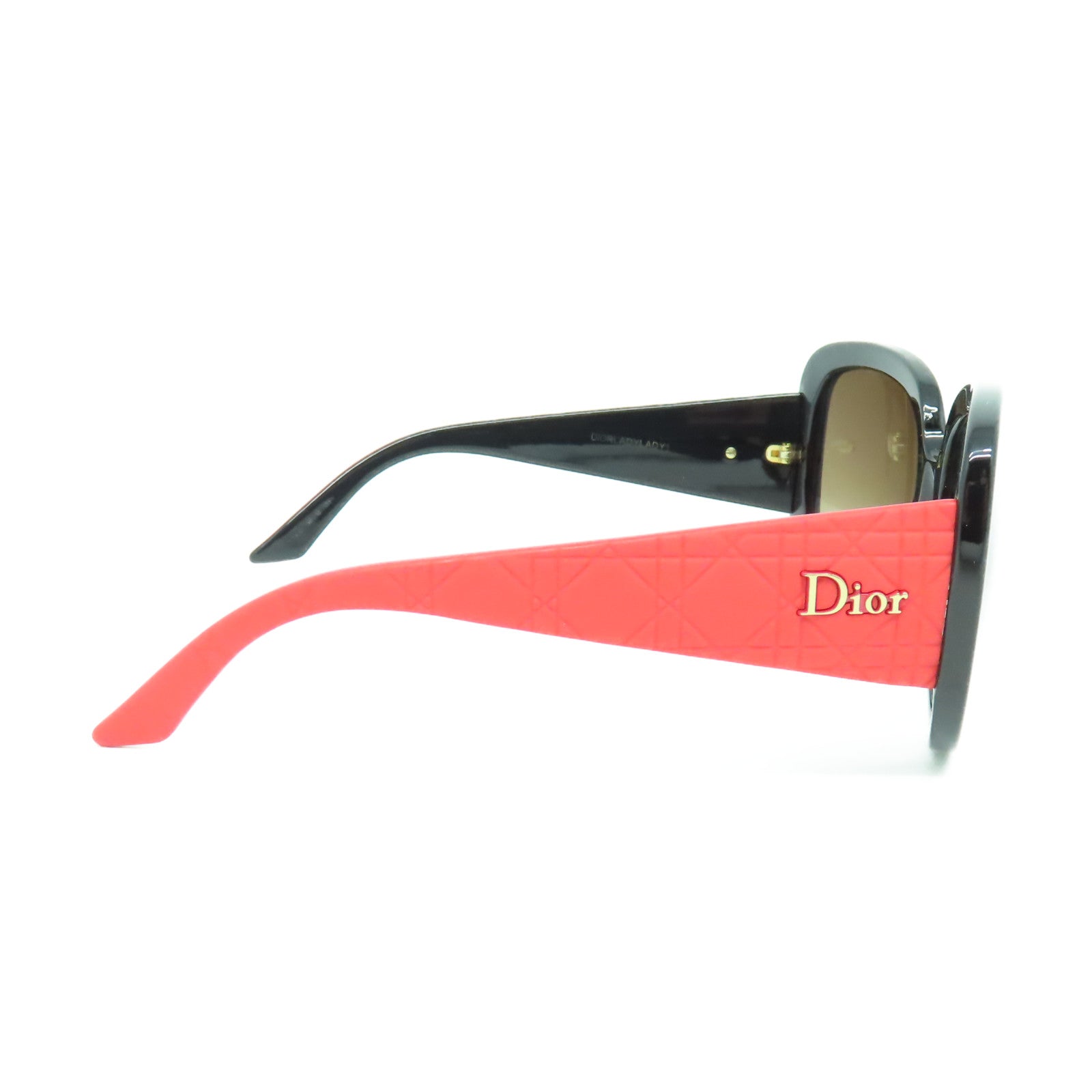 Dior PVC Sunglass太陽眼鏡黑色/紅色