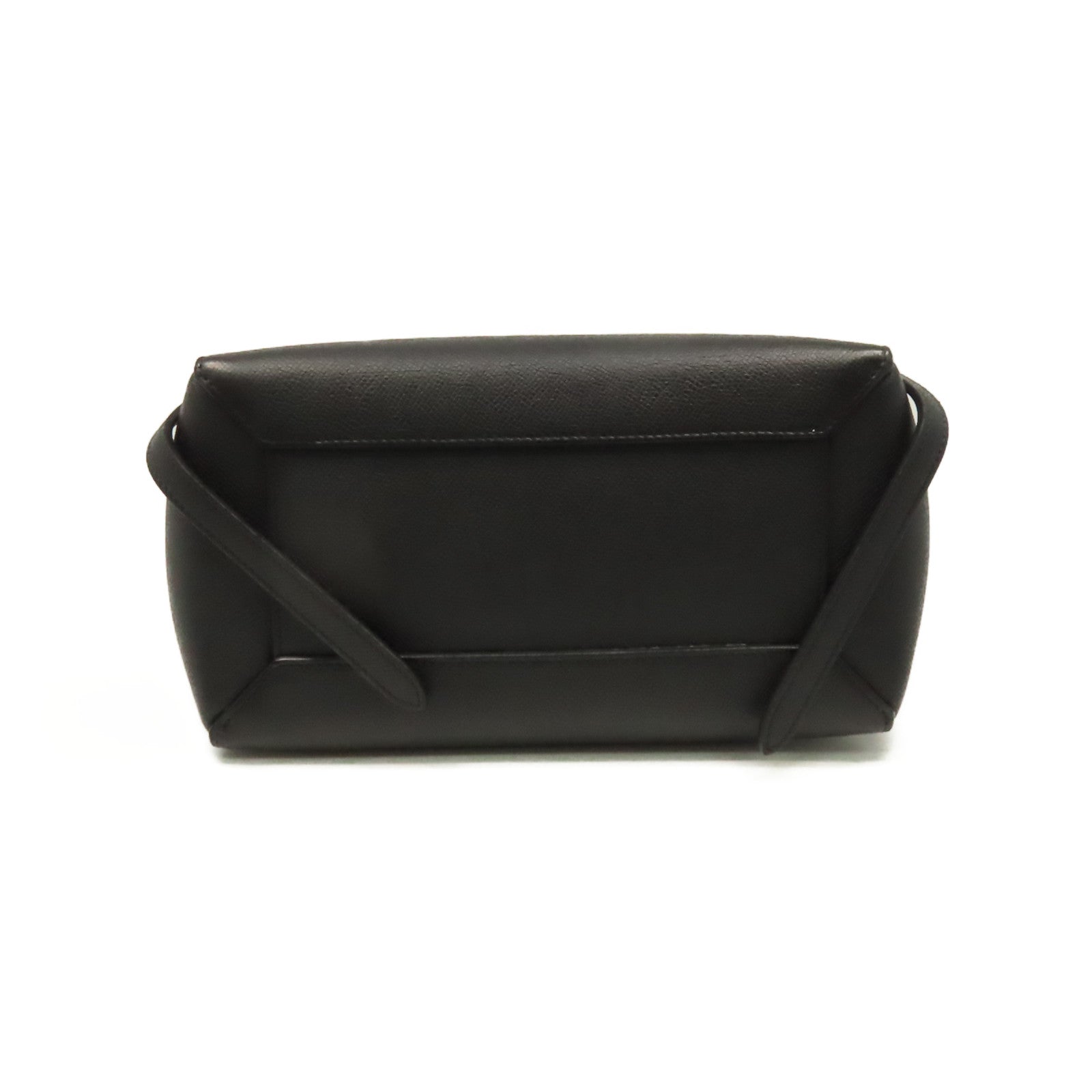 CELINE 牛皮皮革Belt Bag金扣手挽肩背兩用袋黑色