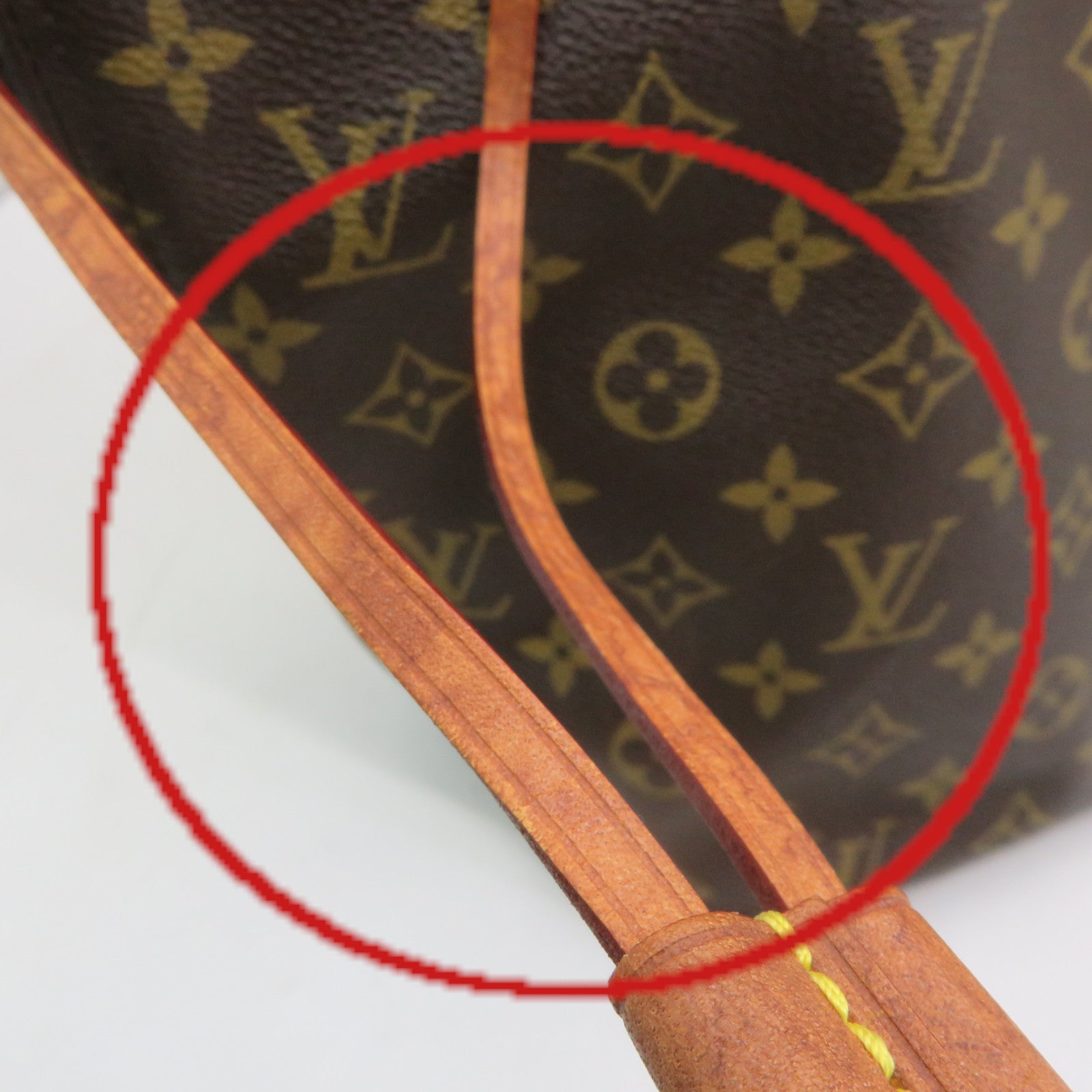 LOUIS VUITTON Monogram Neverfull MM Shoulder Bag肩背袋啡色