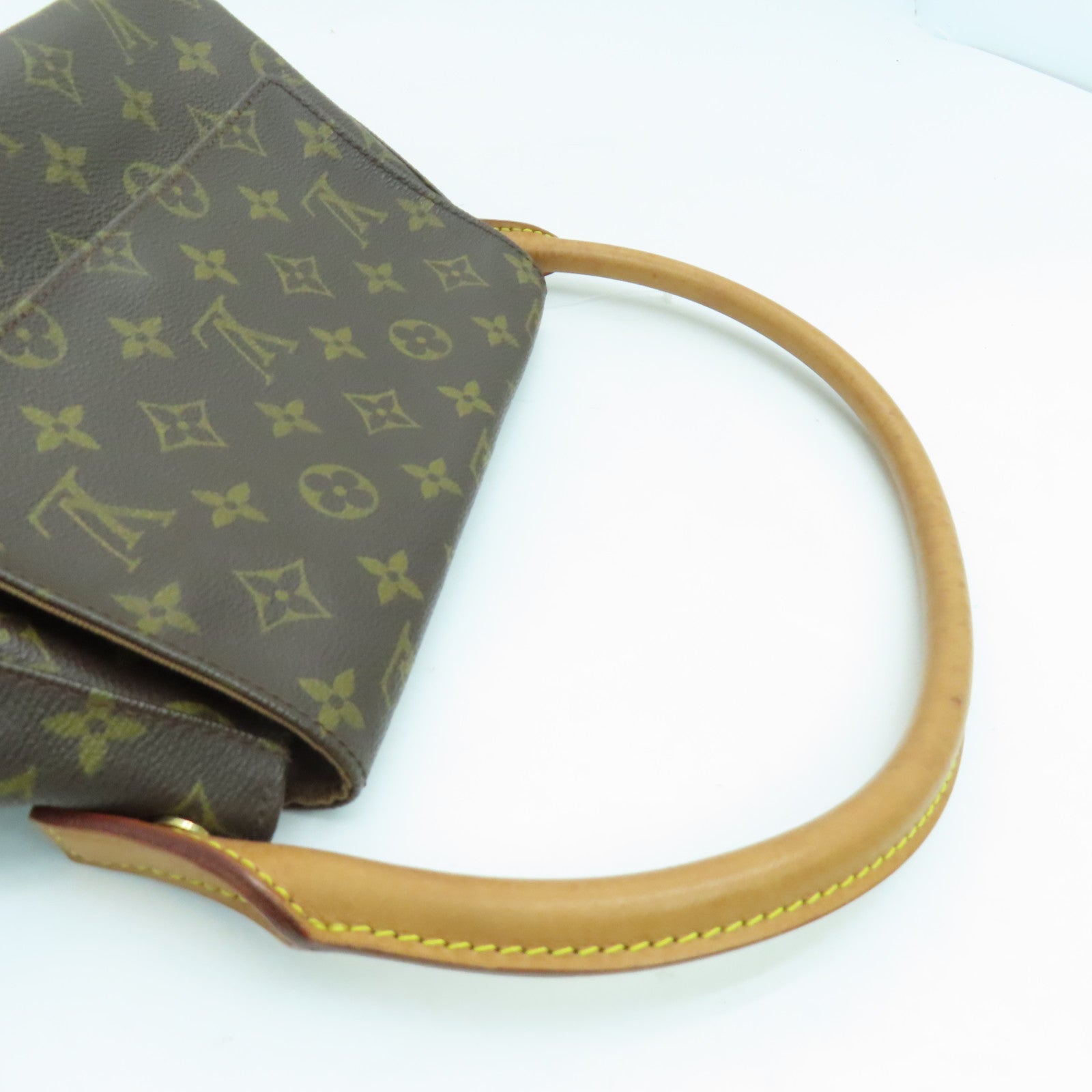 LOUIS VUITTON Monogram Mini Looping手挽袋/肩背背袋啡色