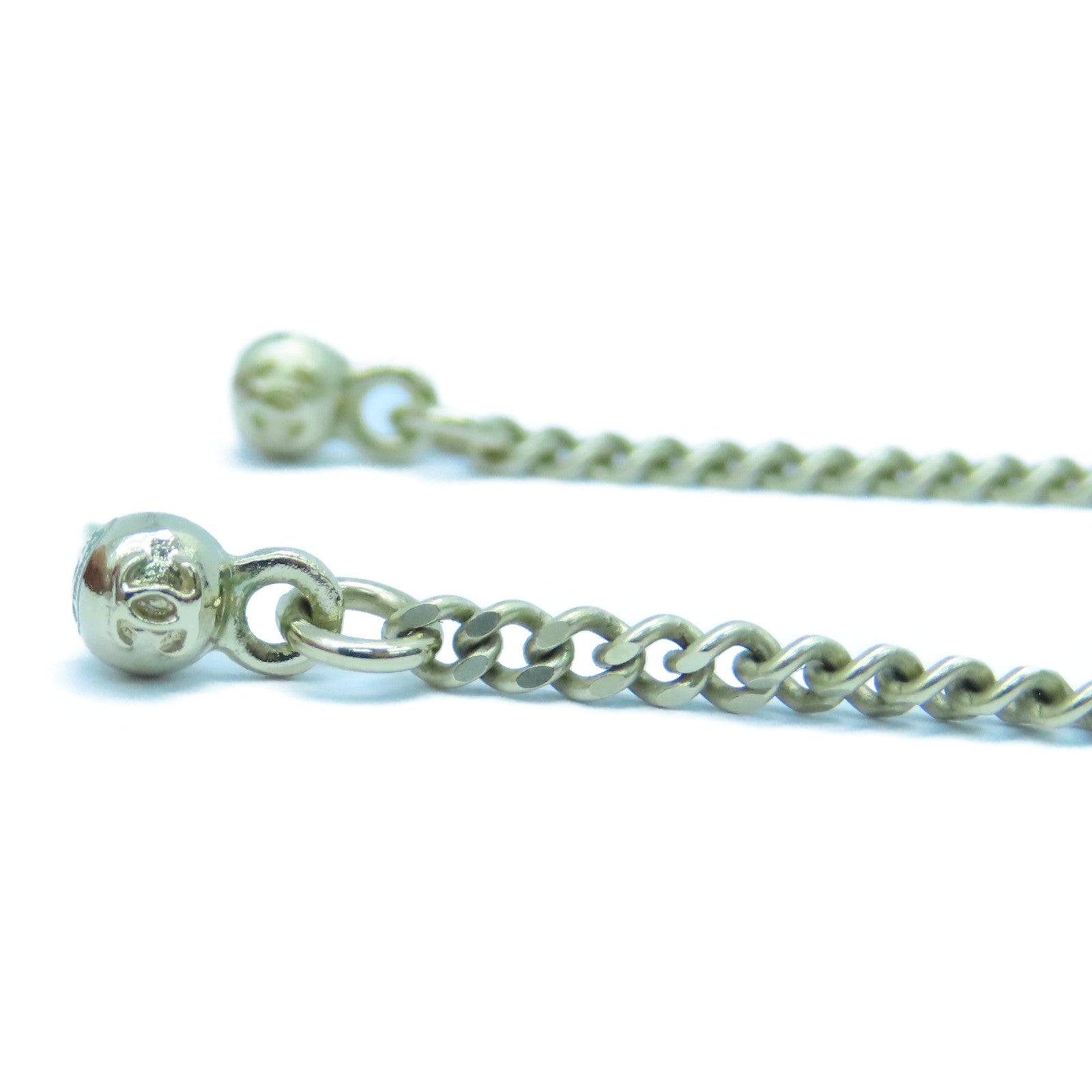 CHANEL 金屬Earrings金扣耳環黑色/紅色/金色