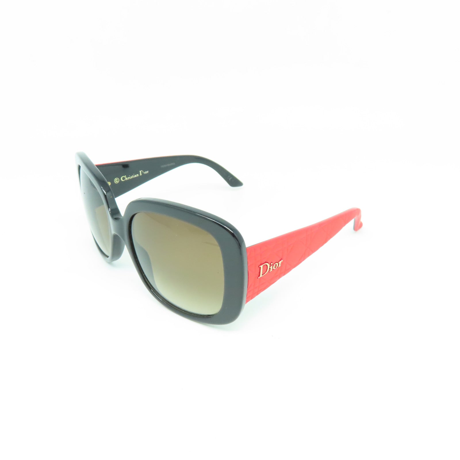 Dior PVC Sunglass太陽眼鏡黑色/紅色