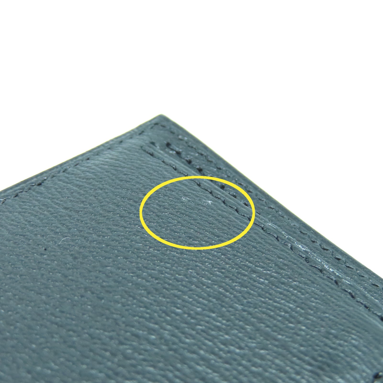 HERMES 鱷魚皮革Bearn Wallet金扣長錢包黑色
