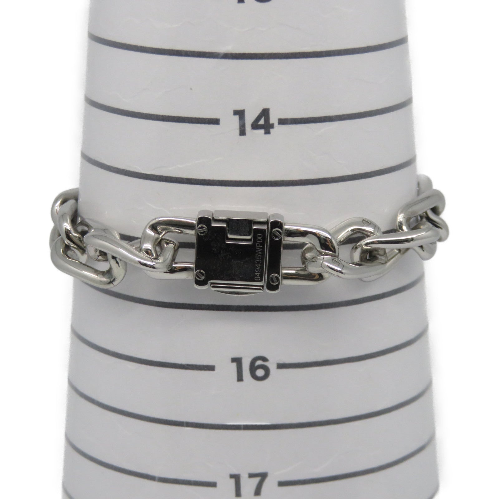 HERMES UHR Natucket Diamond Quartz Watch钻石/不锈钢手表石英机芯银色