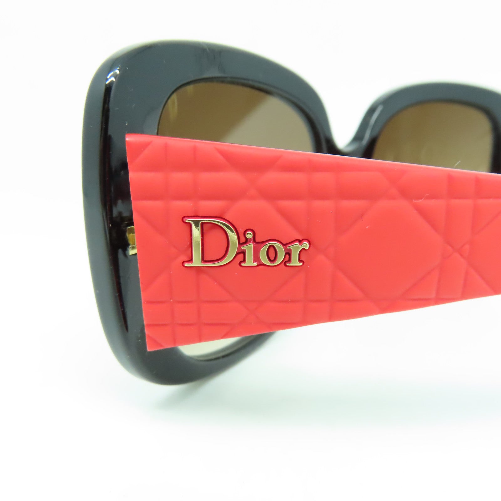 Dior PVC Sunglass太陽眼鏡黑色/紅色