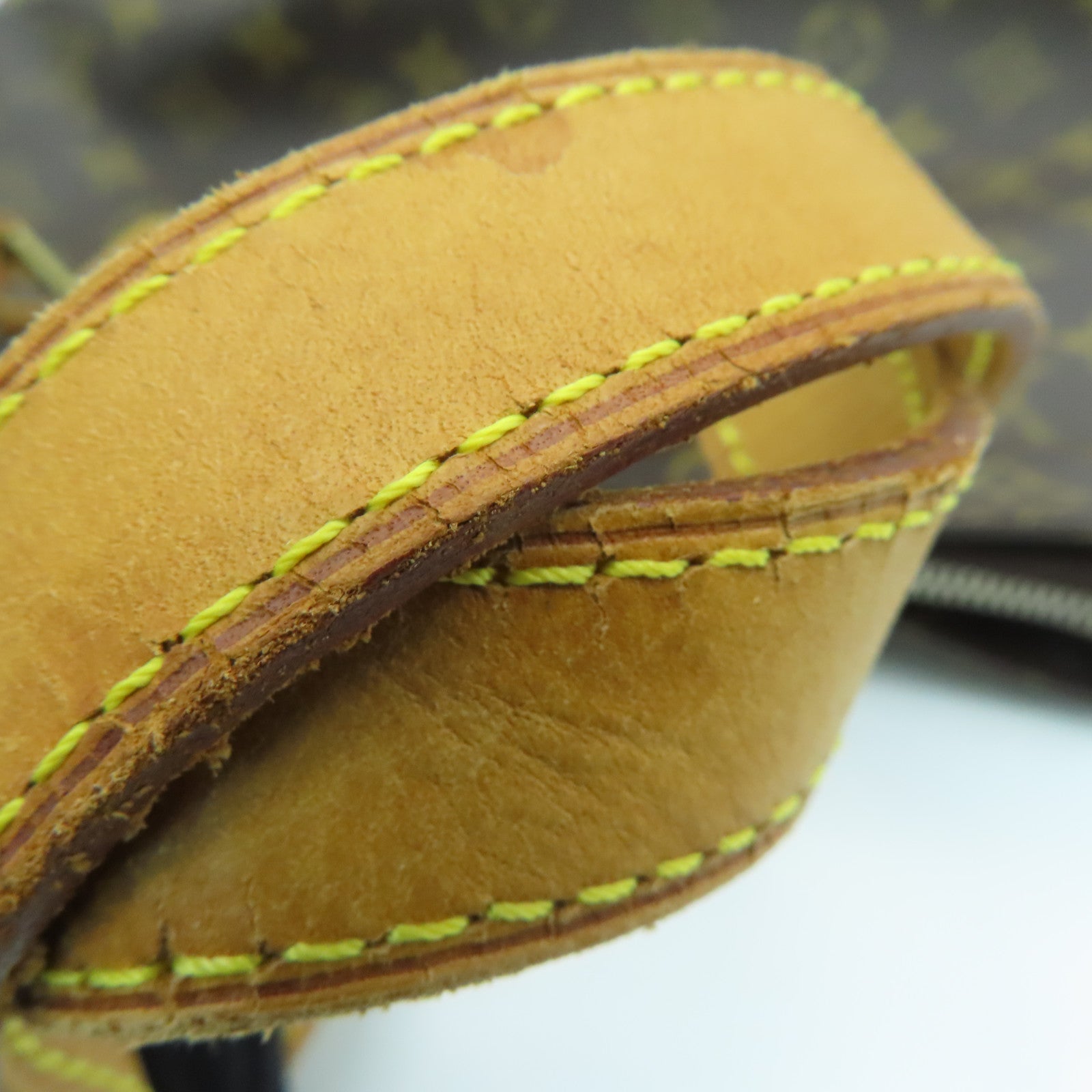 LOUIS VUITTON Monogram Cabas Piano金扣肩背袋啡色