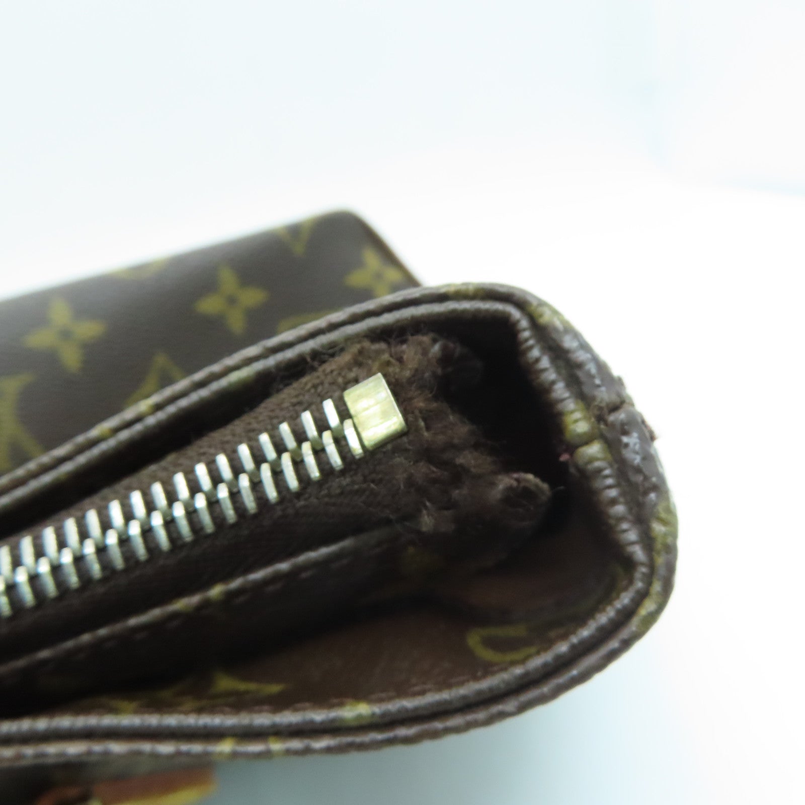 LOUIS VUITTON Monogram Cabas Piano金扣肩背袋啡色