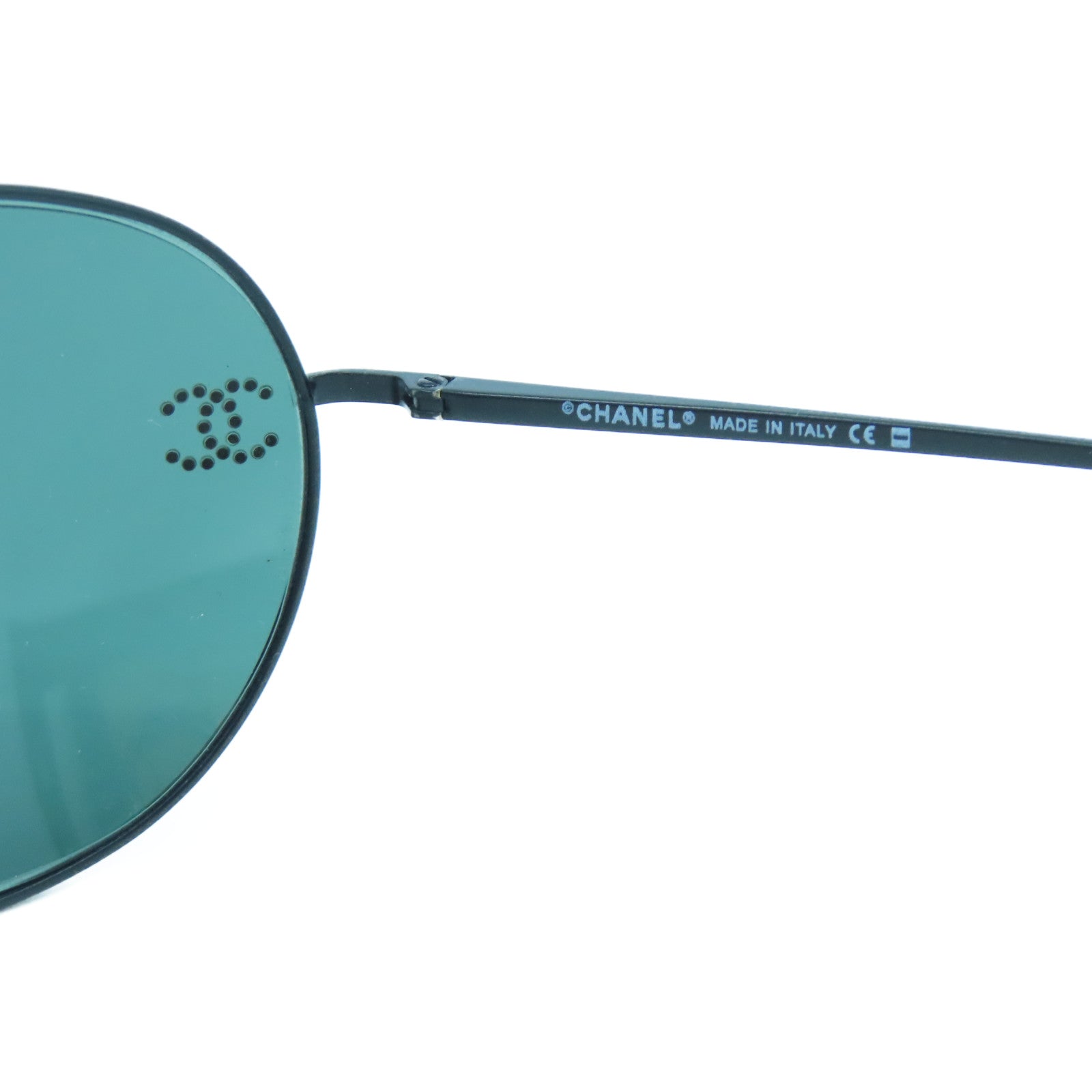 CHANEL 【激減優惠】PVC Sunglasses銀扣太陽眼鏡黑色/藍色