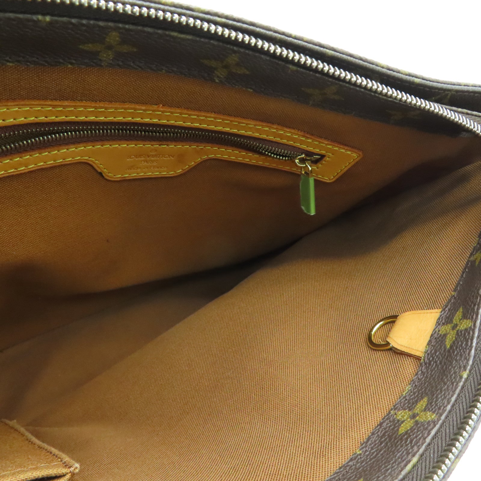 LOUIS VUITTON Monogram Cabas Piano金扣肩背袋啡色