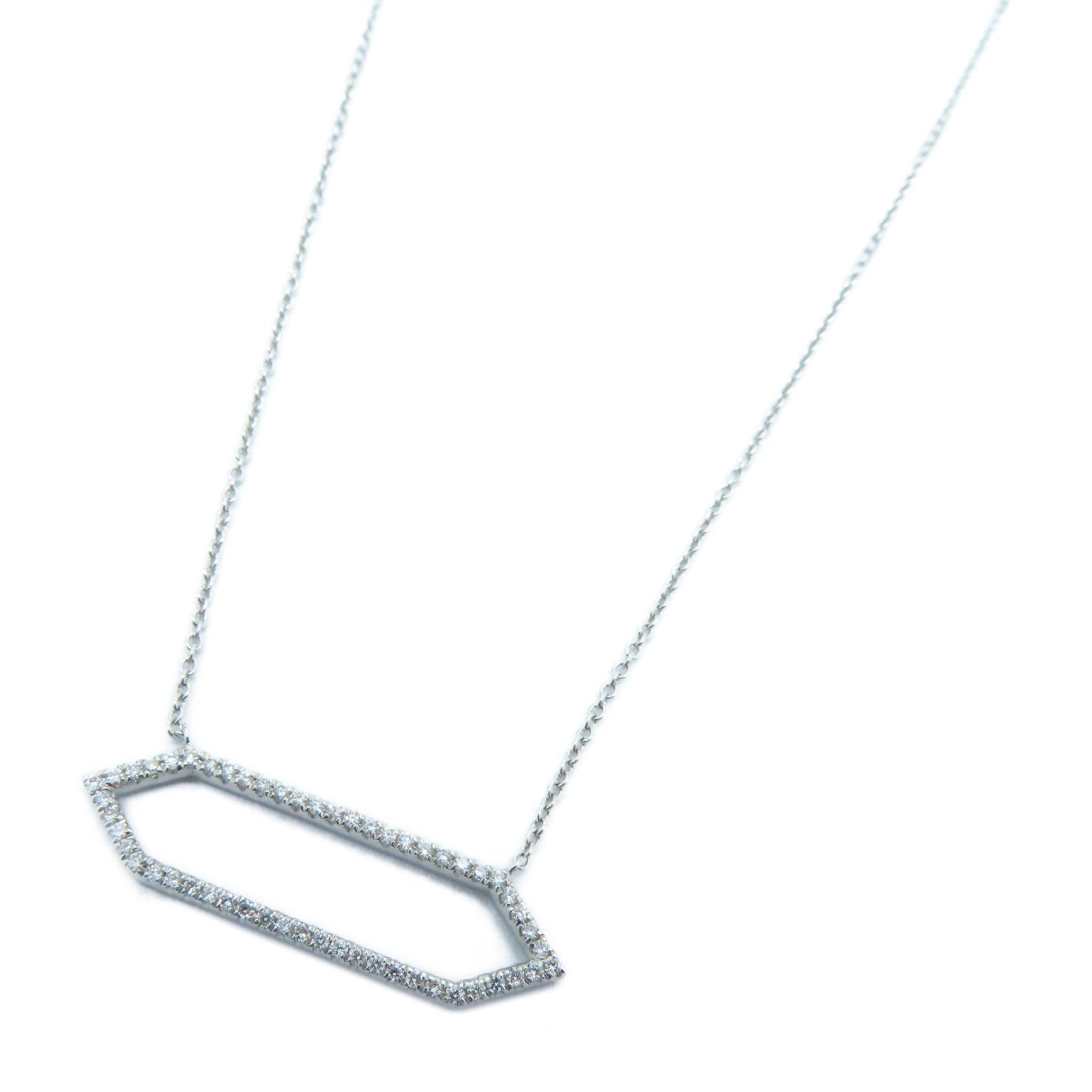 JEWELRY 【激減優惠】18K白金Diamond Necklace 0.15ct鑽石項鍊