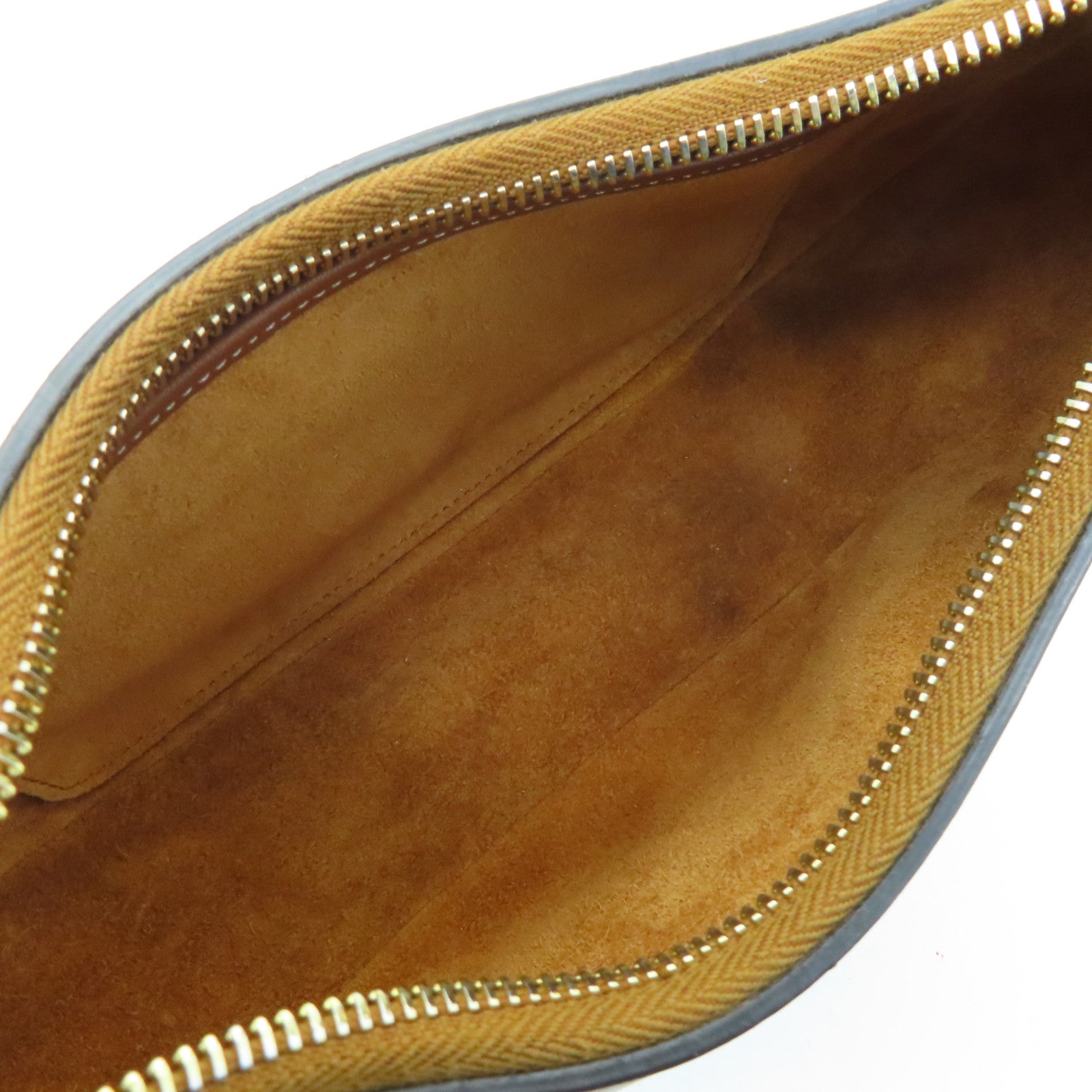 CELINE 牛皮皮革AVA金扣肩背袋啡色