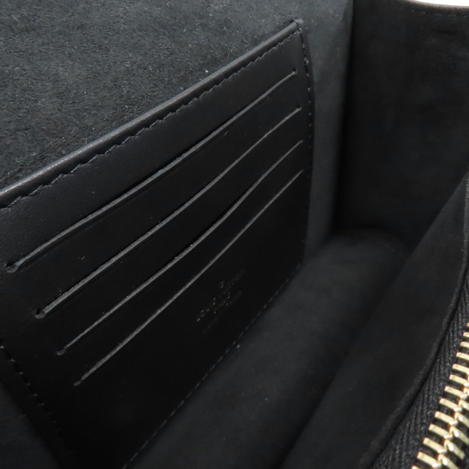 LOUIS VUITTON Monogram Reverse Dauphine Wallet On Chain金扣肩背袋啡色