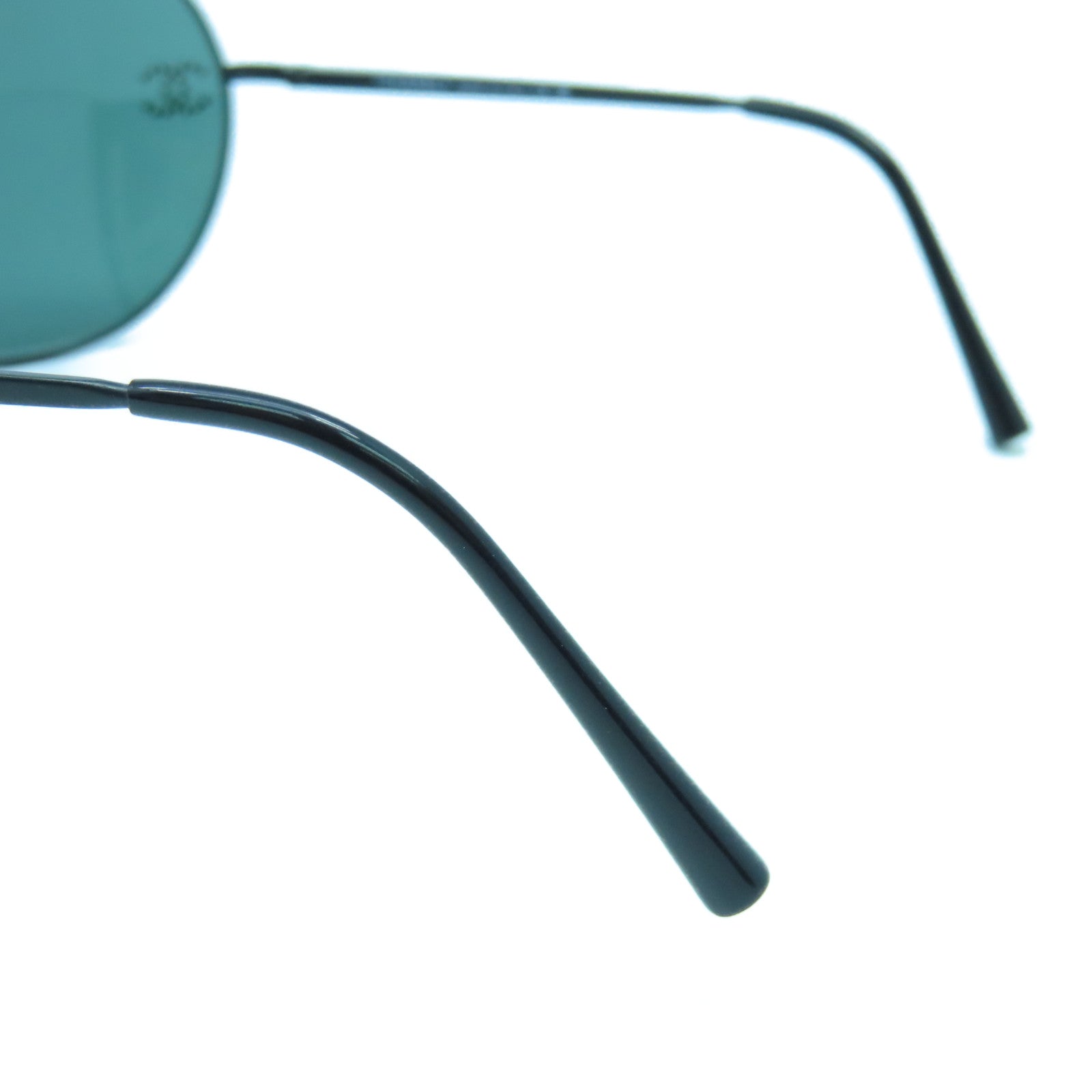 CHANEL 【激減優惠】PVC Sunglasses銀扣太陽眼鏡黑色/藍色