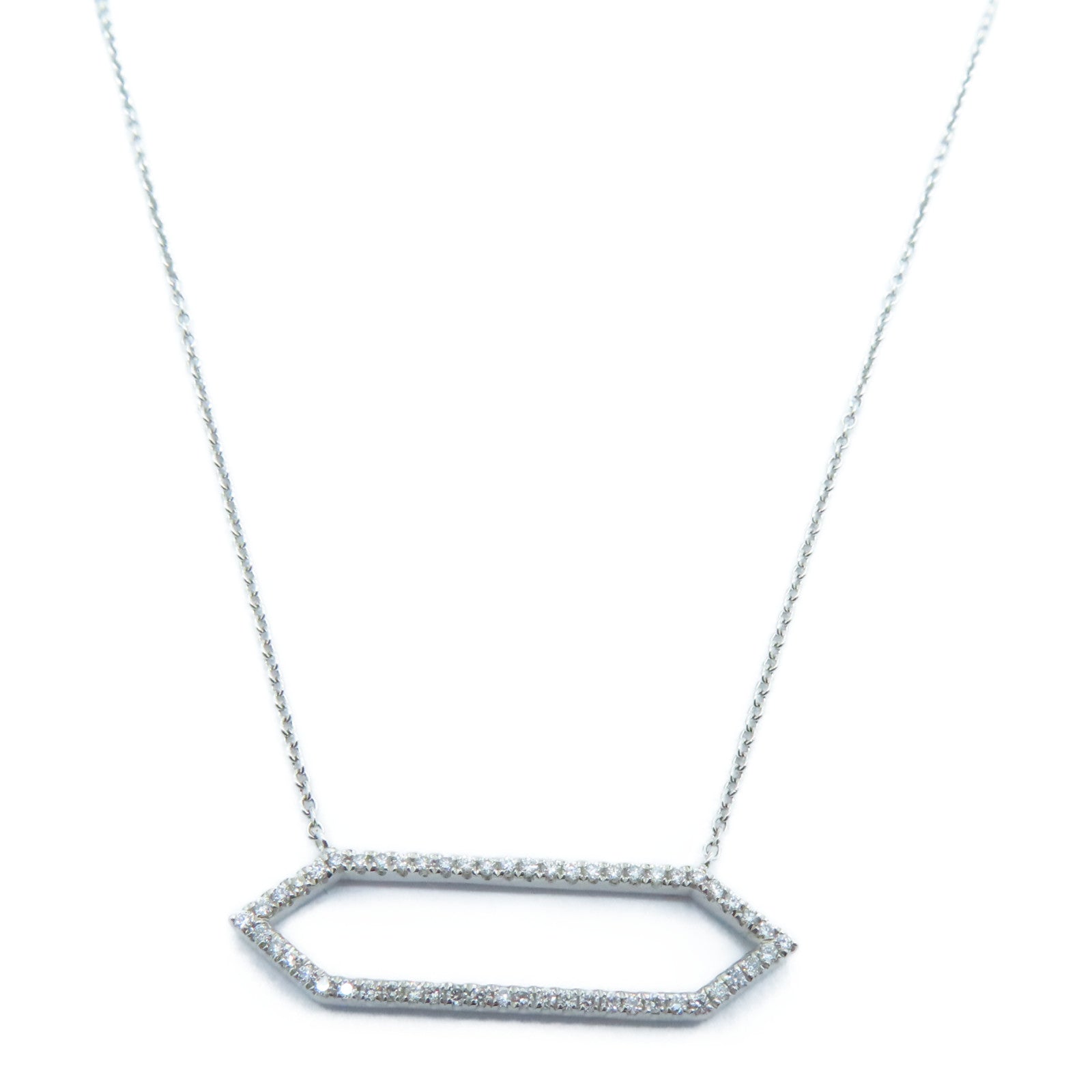 JEWELRY 【激減優惠】18K白金Diamond Necklace 0.15ct鑽石項鍊