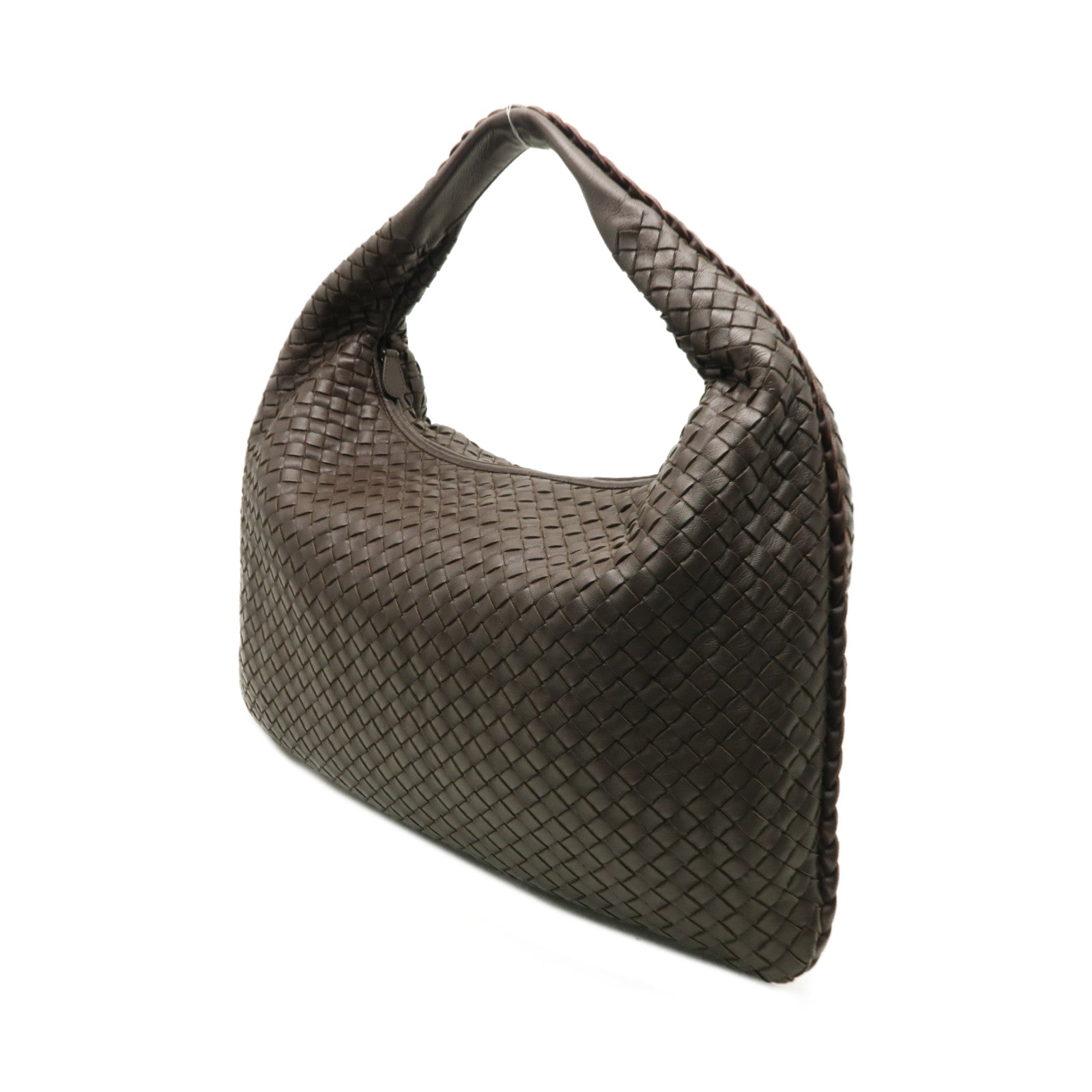 BOTTEGA VENETA 織紋皮革Shoulder Bag肩背袋啡色