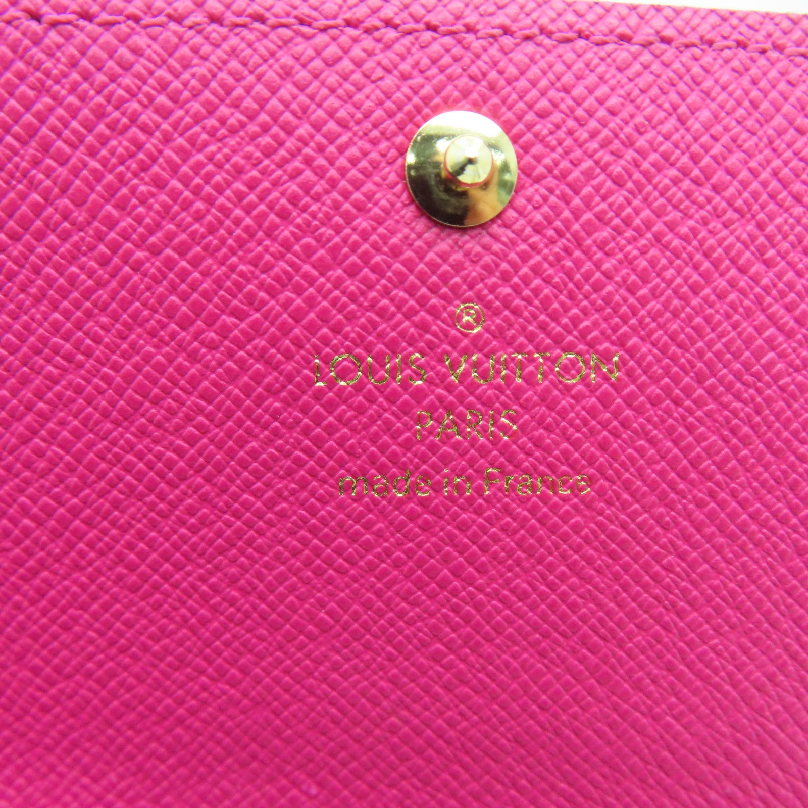 LOUIS VUITTON Monogram Sarah Evasion Gold Buckle Long Wallet Brown