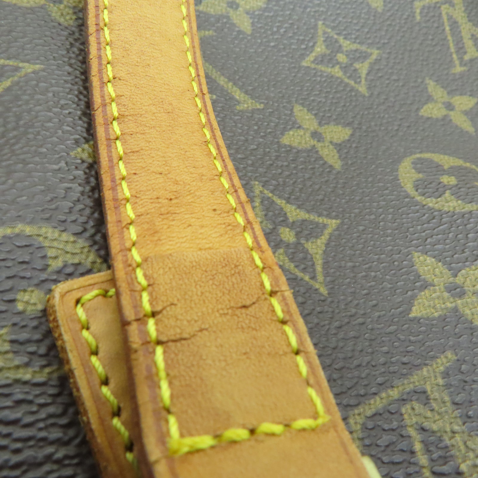 LOUIS VUITTON Monogram Cabas Piano金扣肩背袋啡色