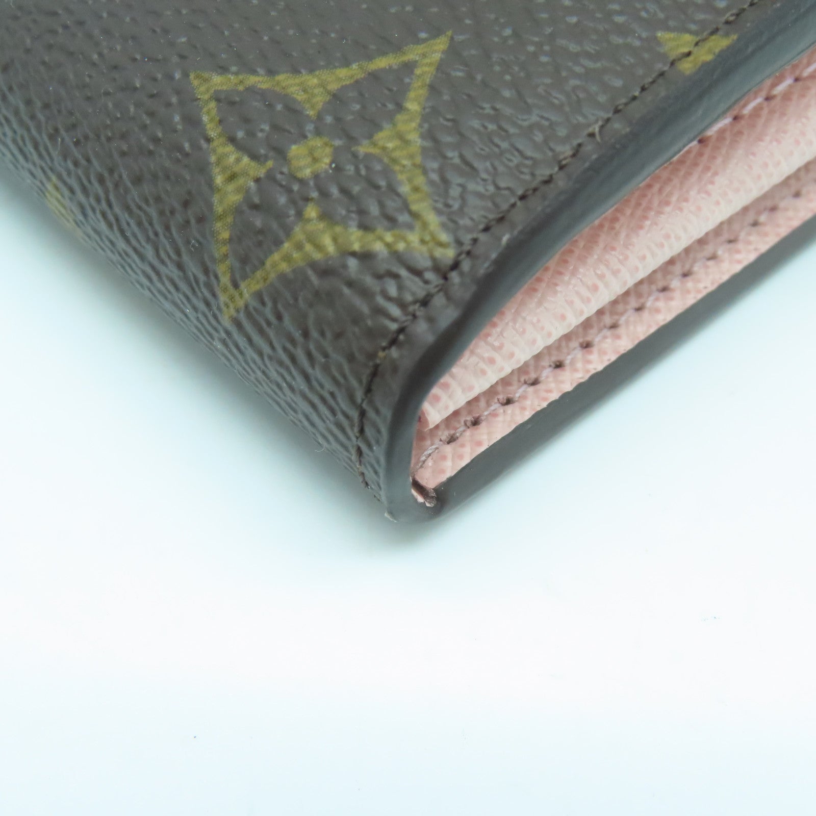 LOUIS VUITTON Monogram Sarah Wallet金扣長錢包啡色