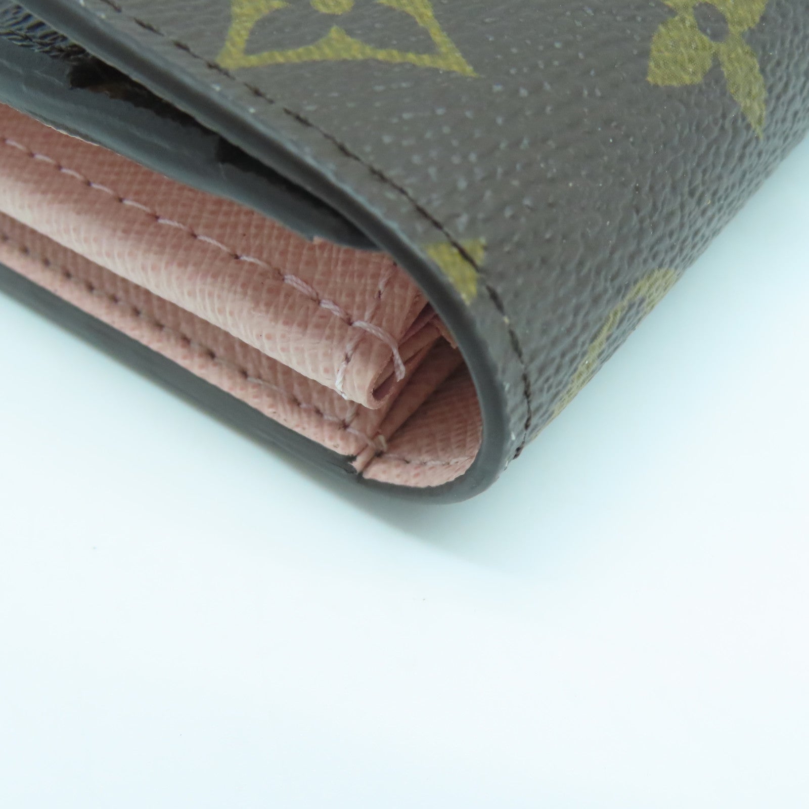 LOUIS VUITTON Monogram Sarah Wallet金扣長錢包啡色