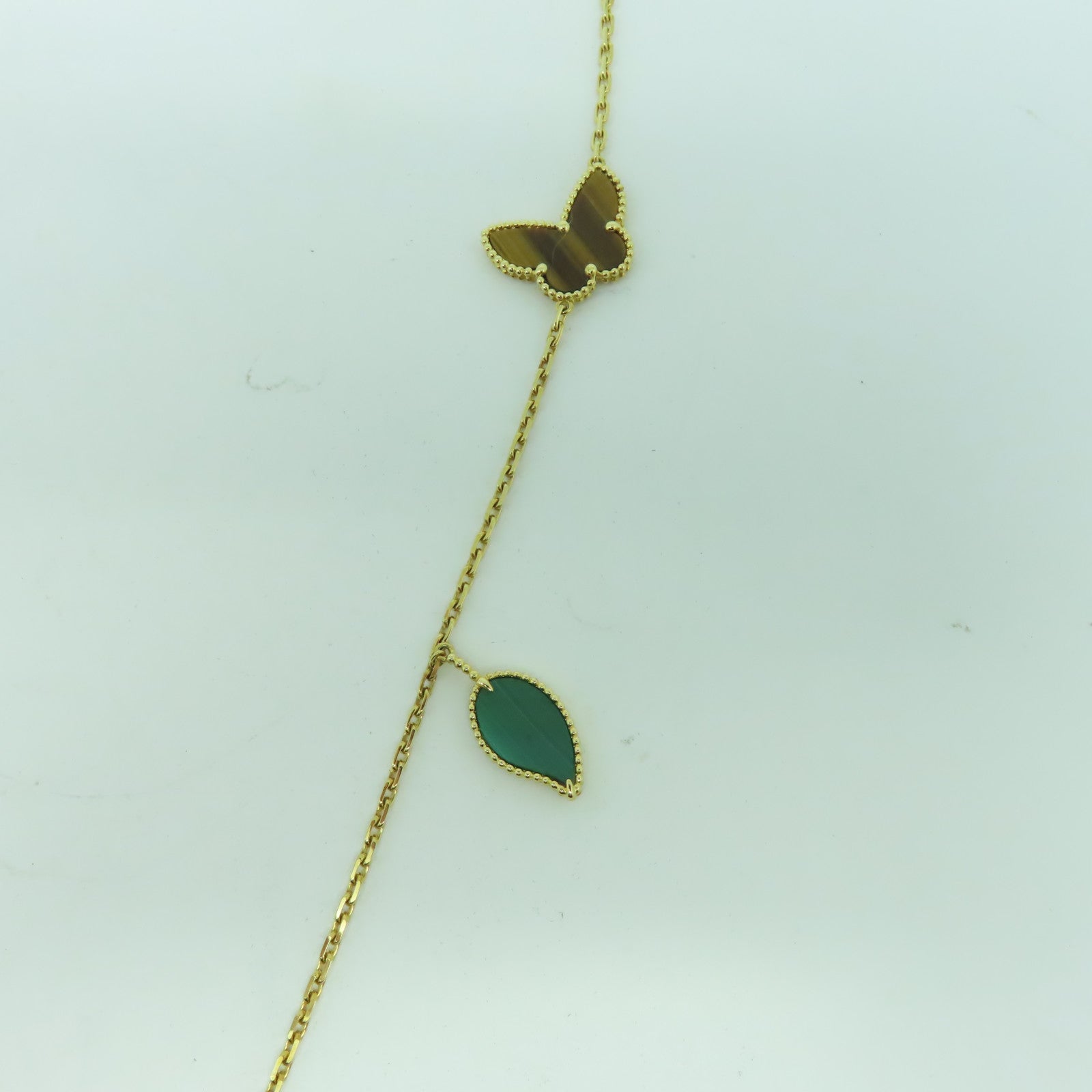 Van Cleef & Arpels 18K黃金Lucky Alhambra項鍊#90cm