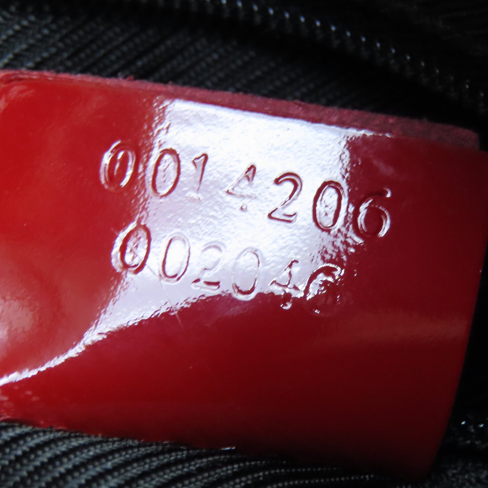 GUCCI Canvas / Patent Leather Shoulder Bag Gold Buckle Shoulder Bag Red